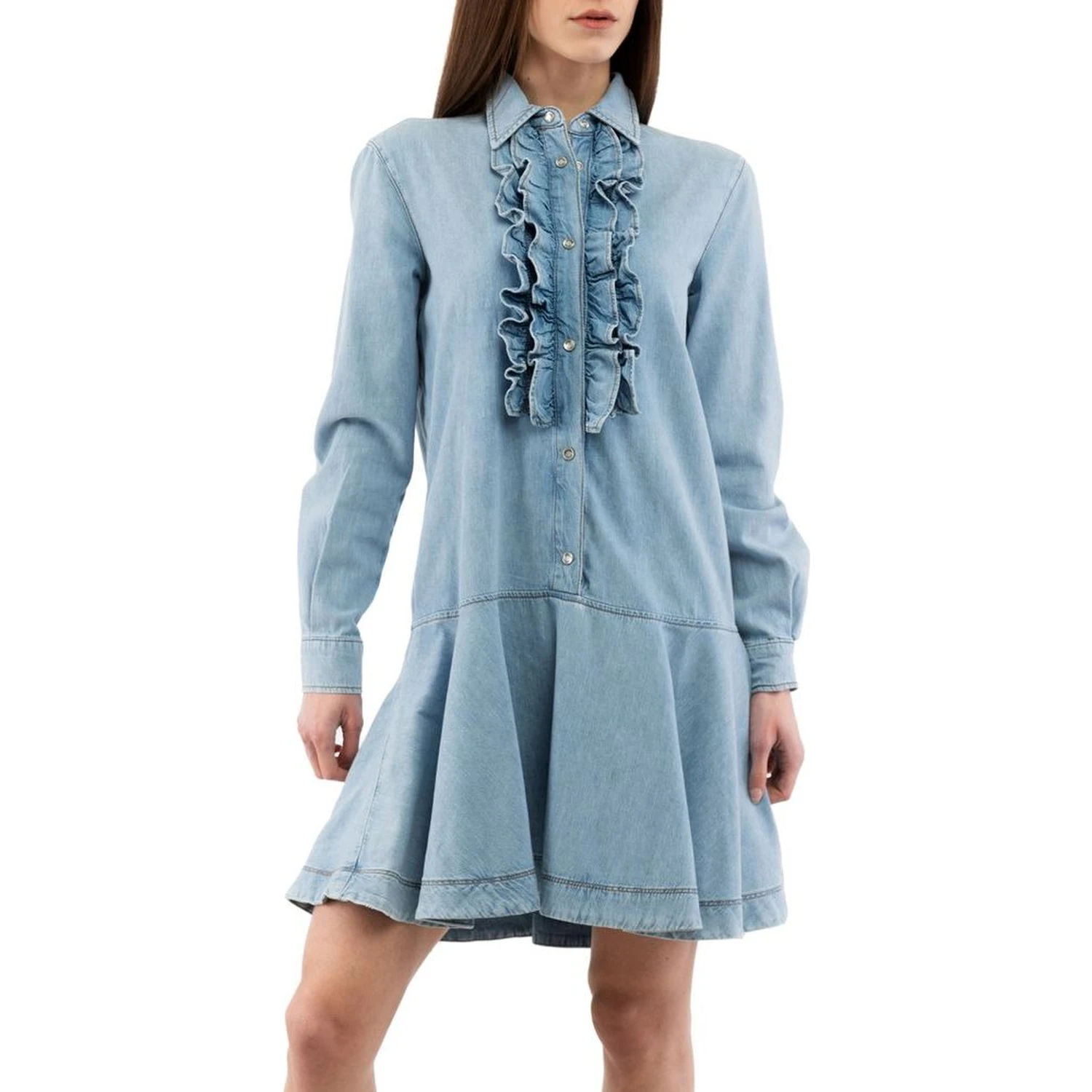 Multicolor Cotton Casual Dress