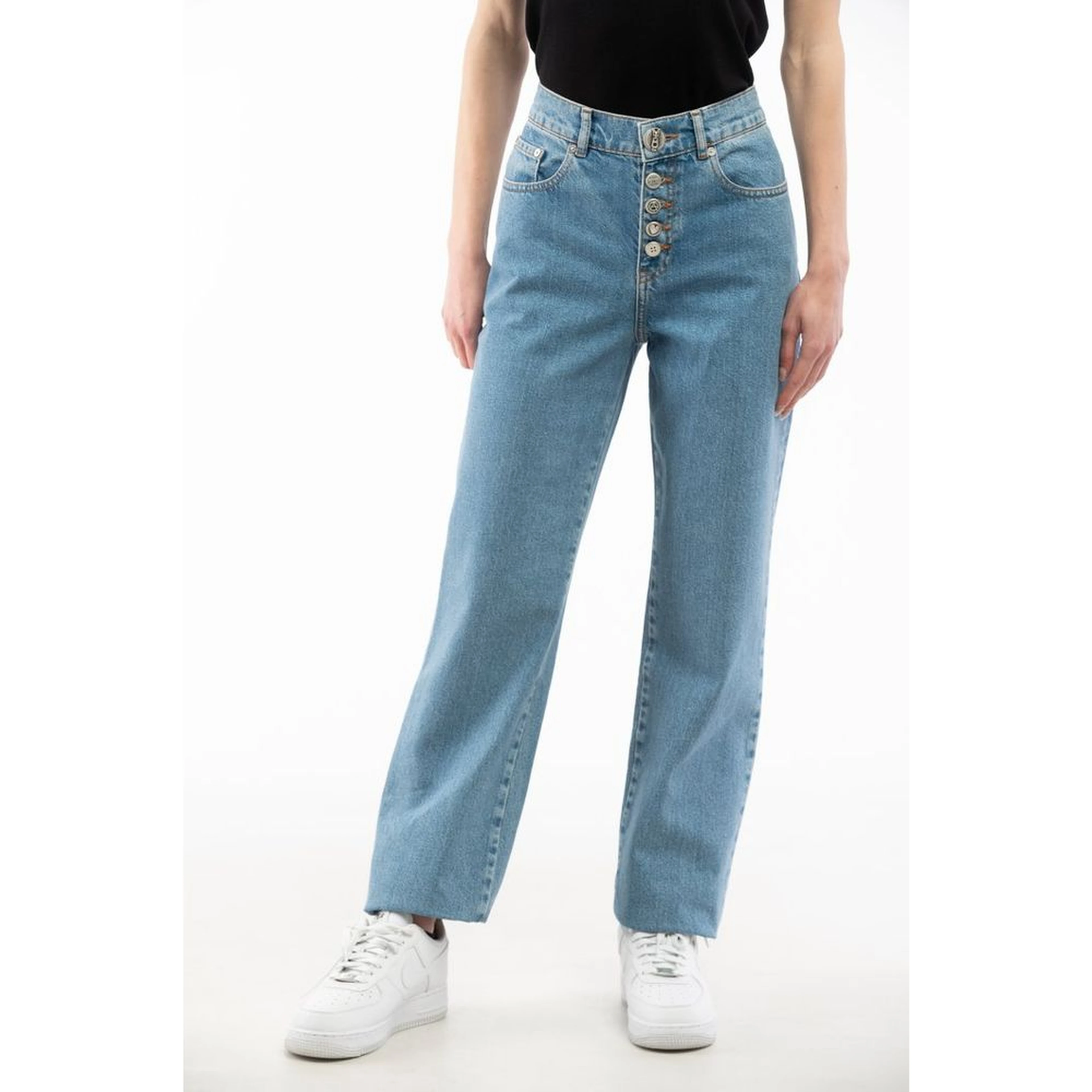 Multicolor Cotton Jeans Denim