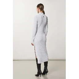 White Viscose Casual Dress