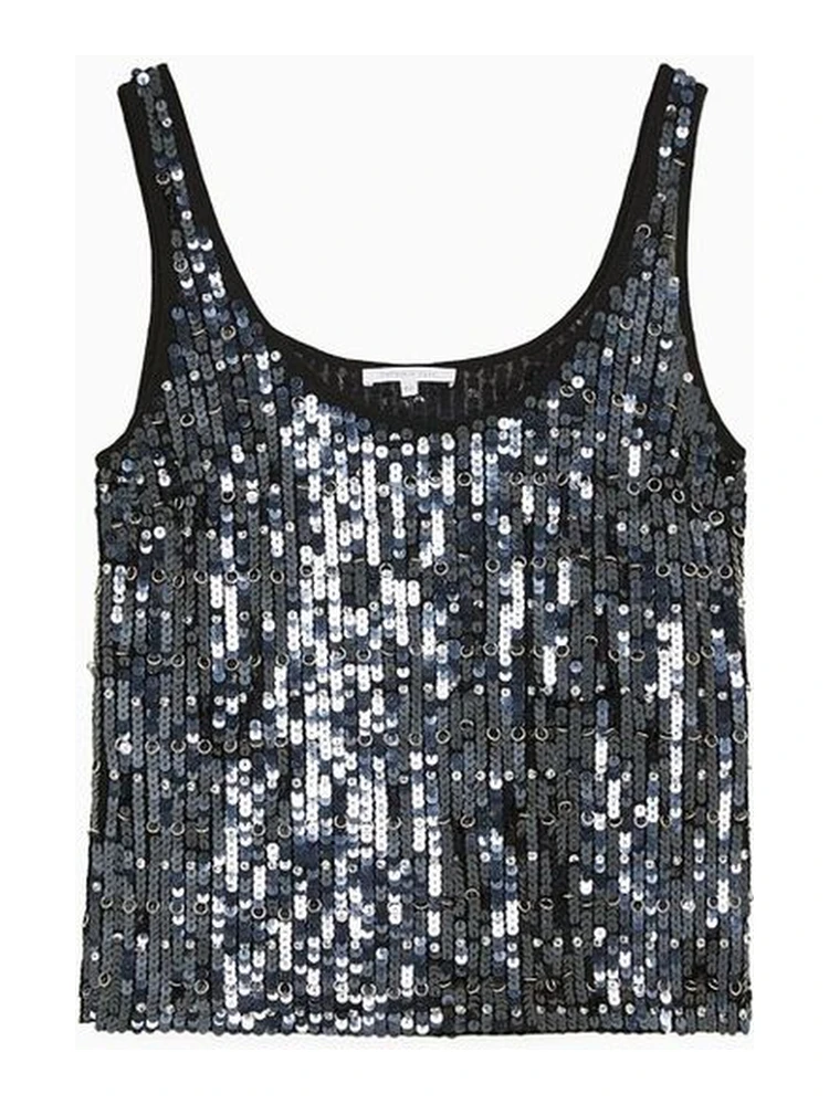 Gold Nylon Tank Tops