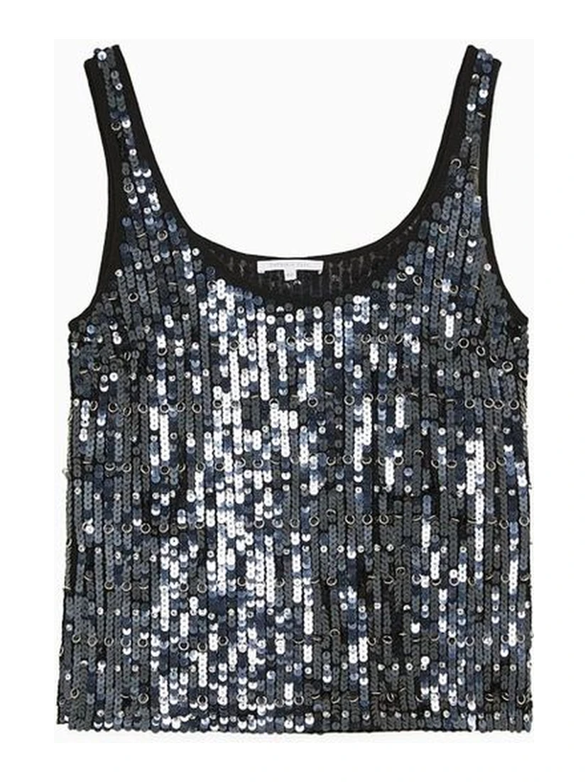 Gold Nylon Tank Tops