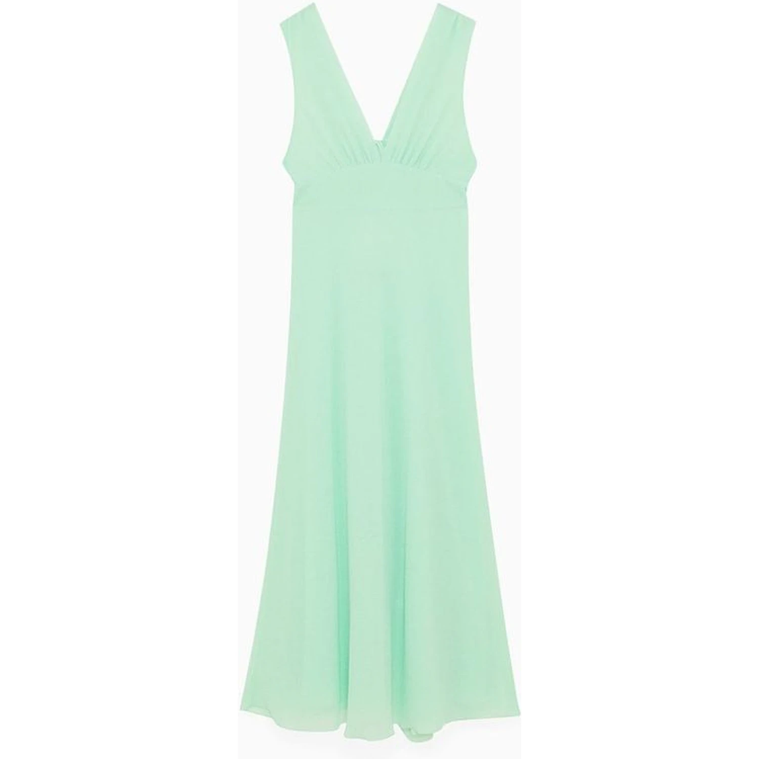 Green Polyester Casual Dress