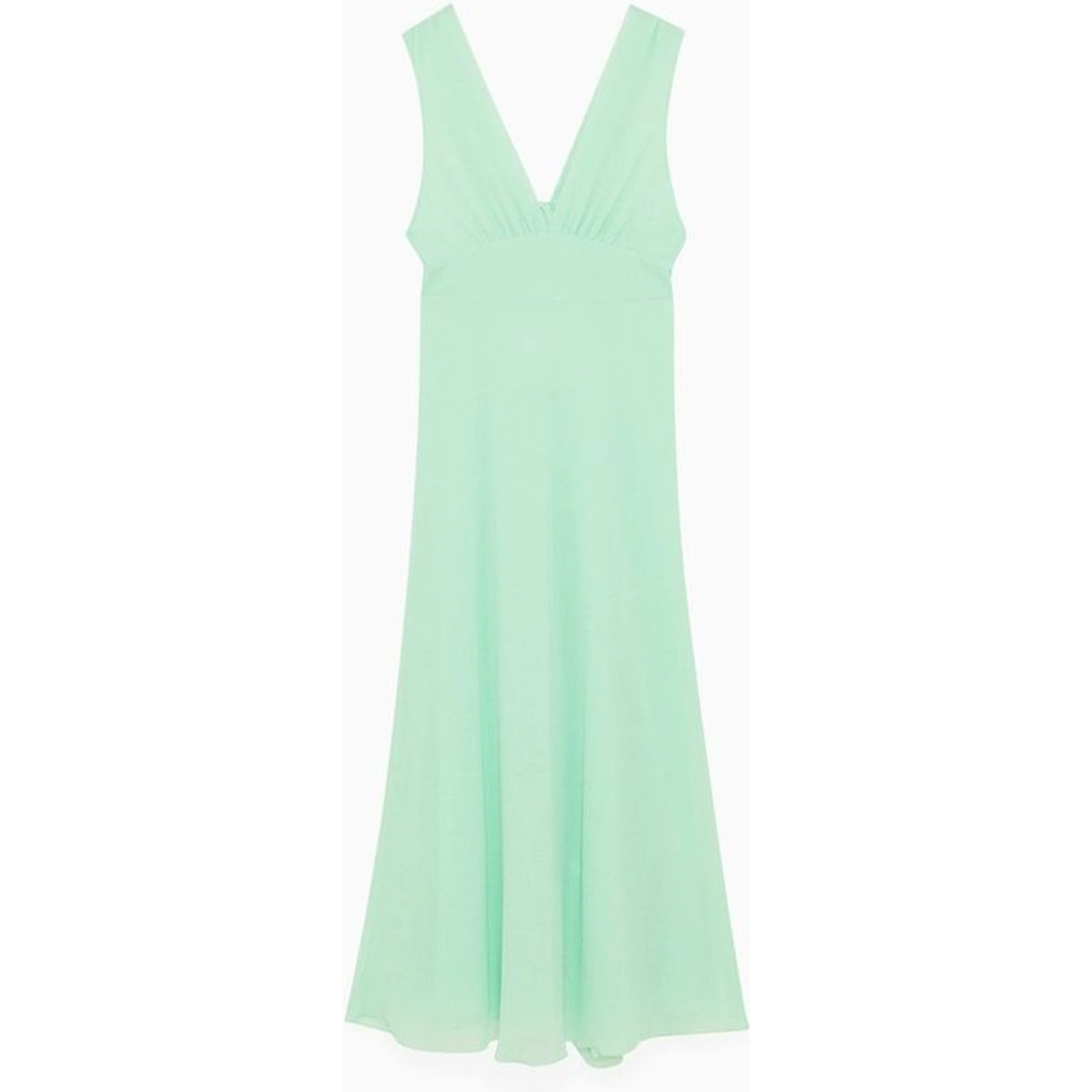 Green Polyester Casual Dress