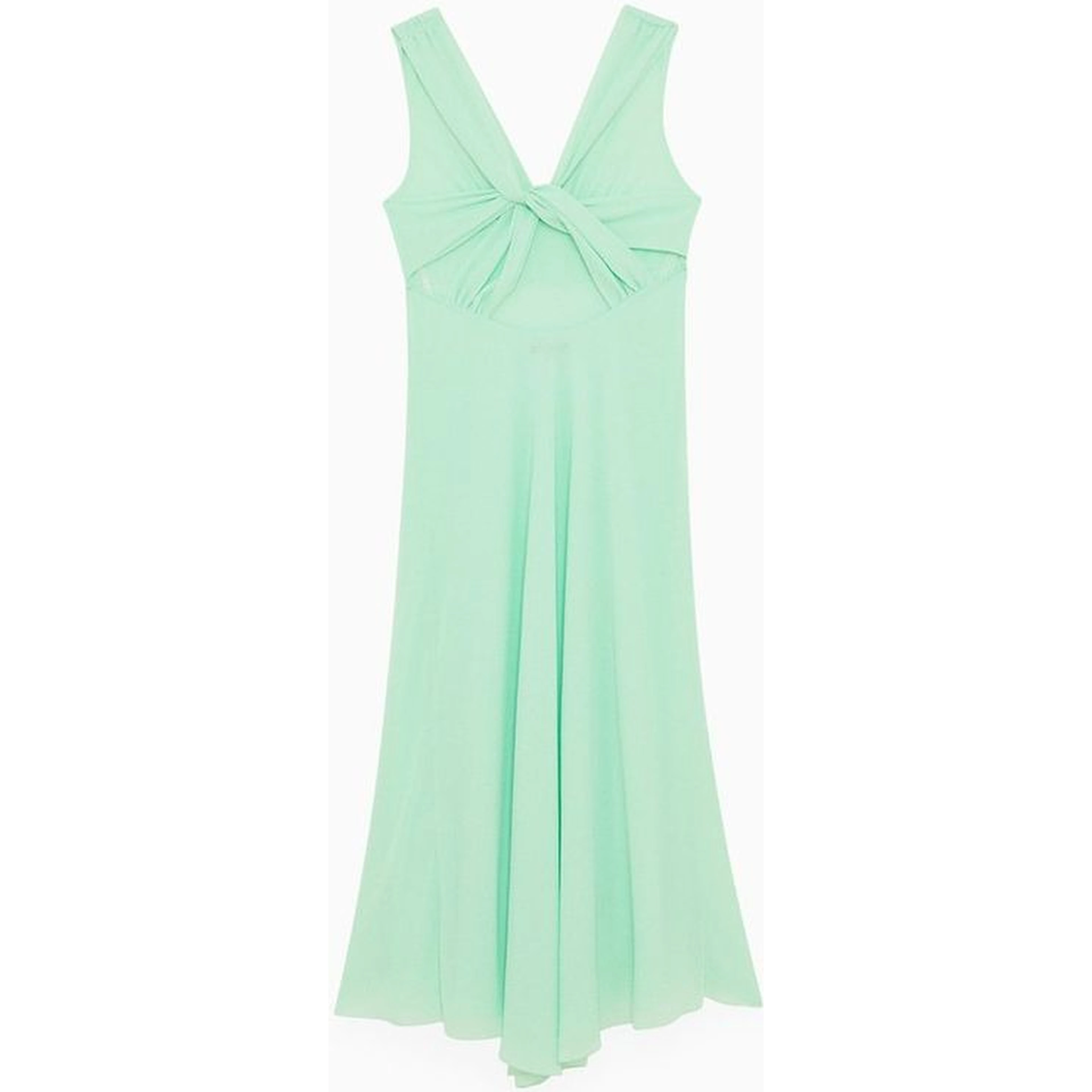 Green Polyester Casual Dress