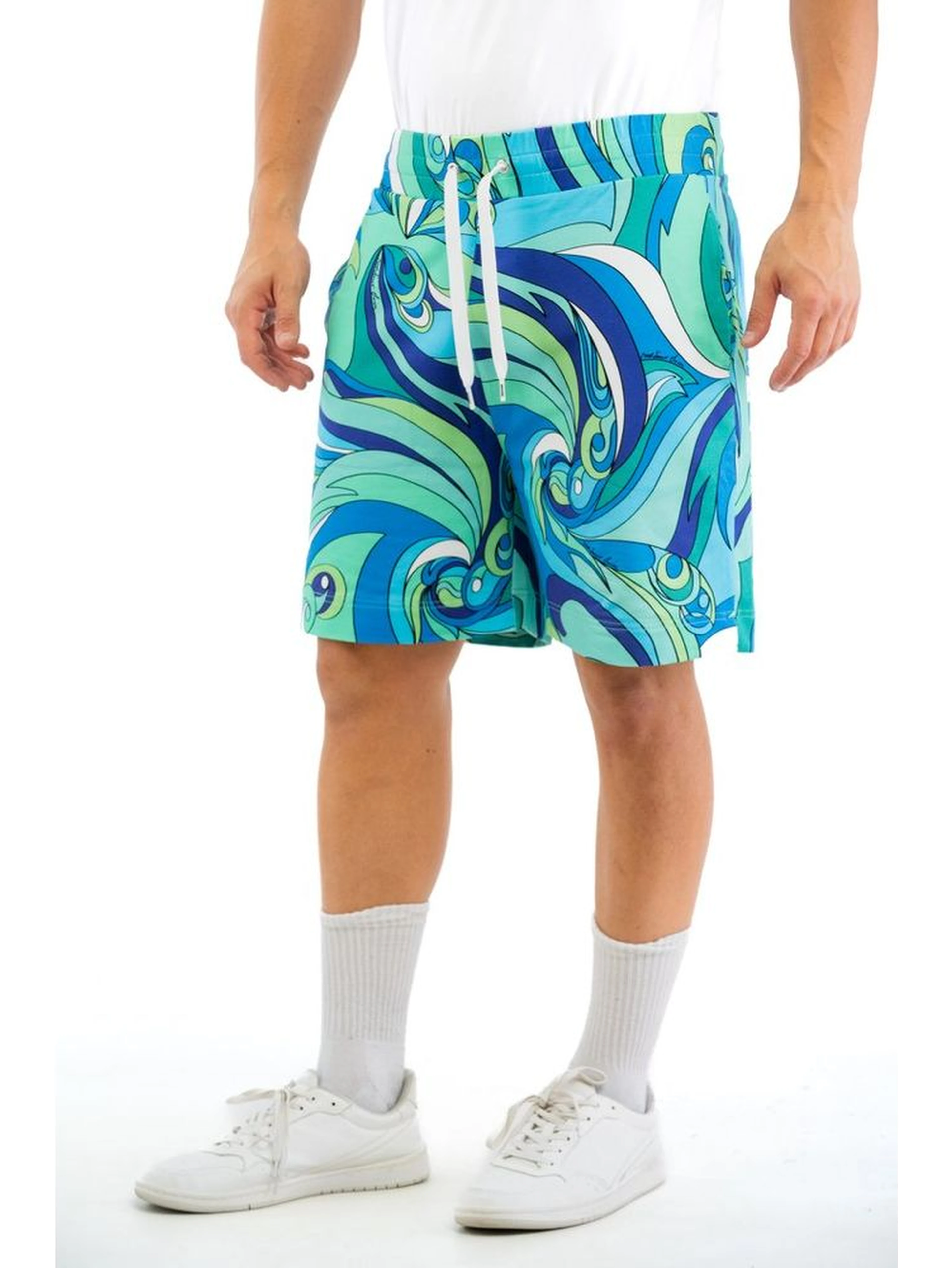 Multicolor Cotton Bermuda Shorts