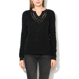 Black Polyacrylic Sweatshirt