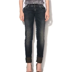 Multicolor Cotton Skinny Jeans