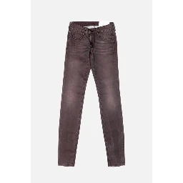 Multicolor Cotton Slim Fit Jeans