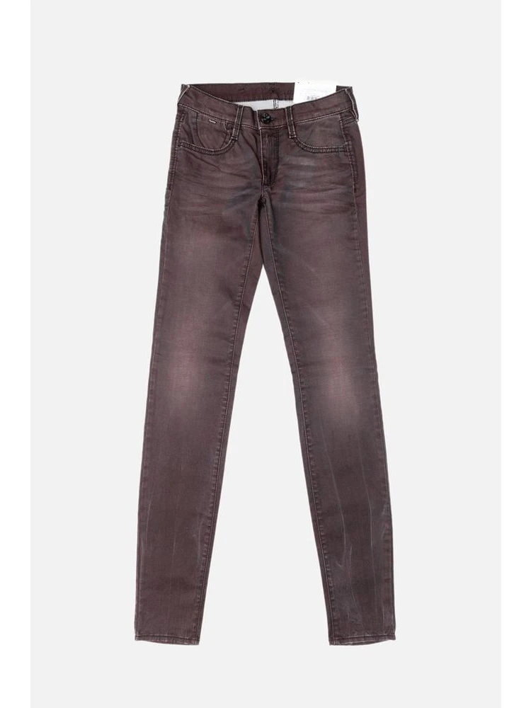 Multicolor Cotton Slim Fit Jeans