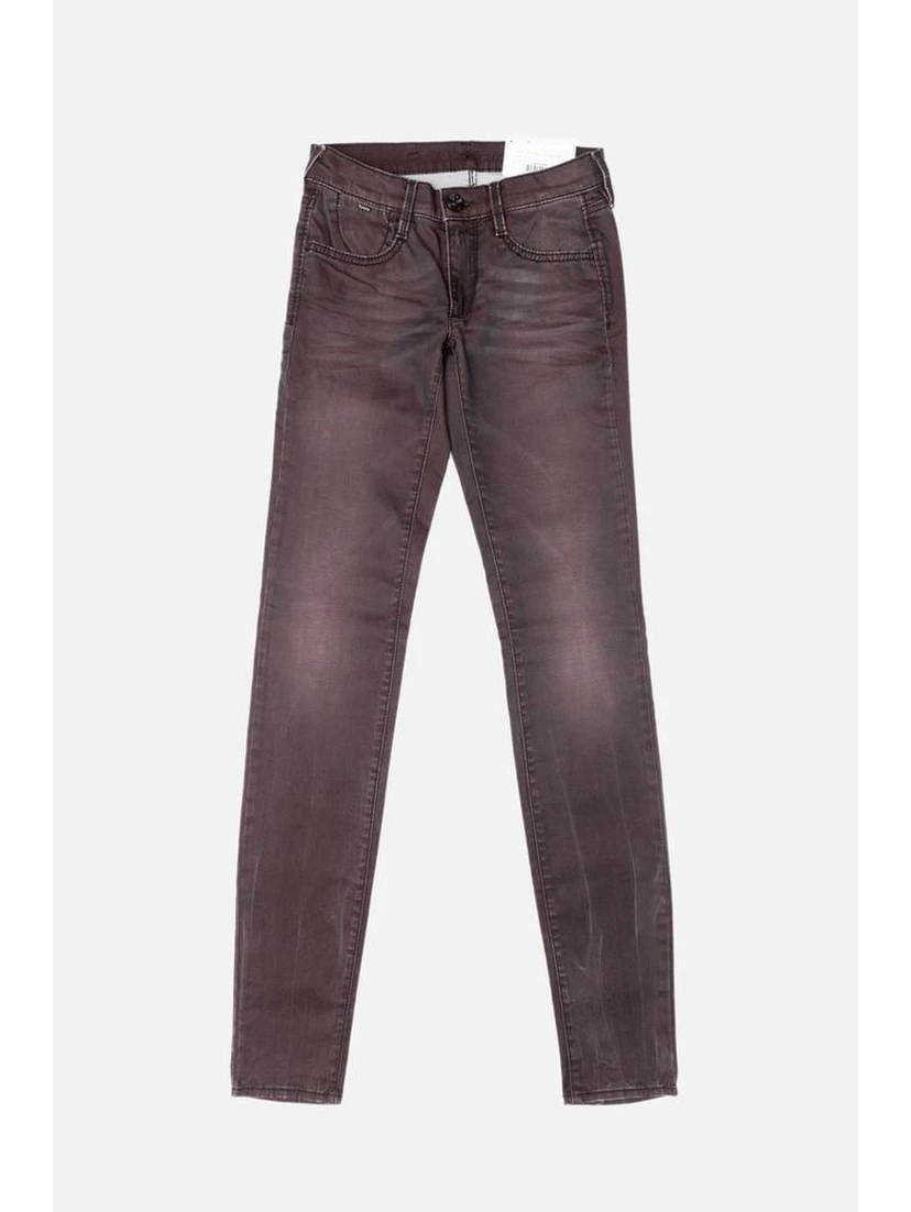 Multicolor Cotton Slim Fit Jeans