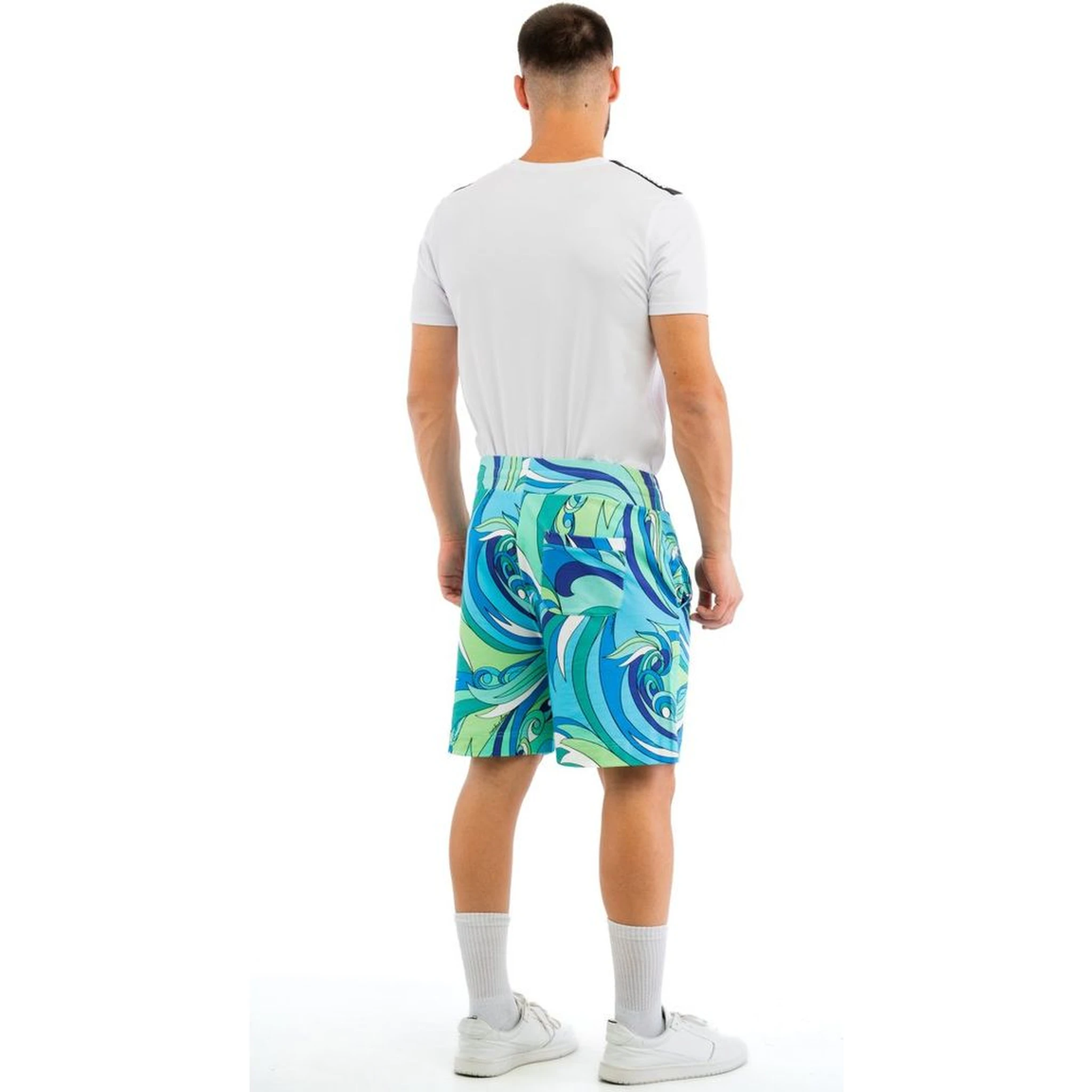 Multicolor Cotton Bermuda Shorts