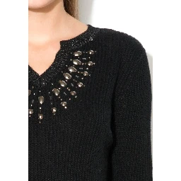 Black Polyacrylic Sweatshirt