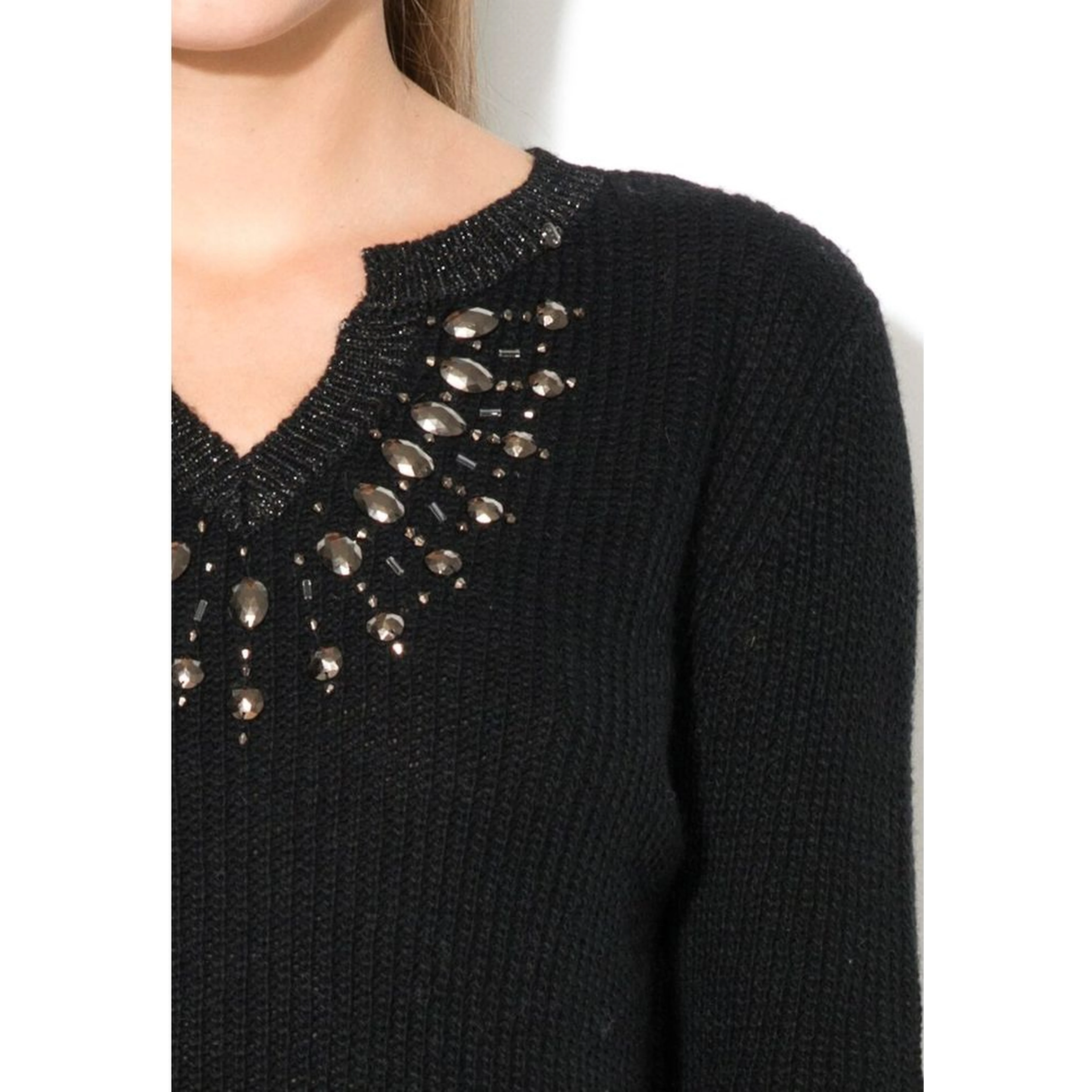 Black Polyacrylic Sweatshirt