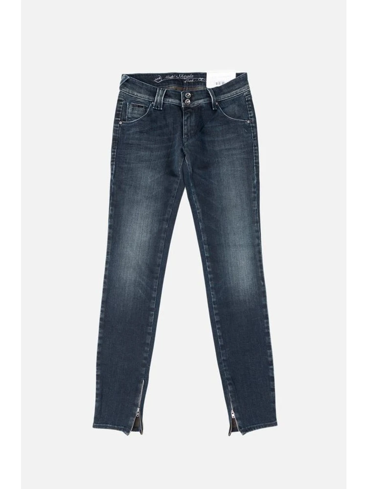 Blue Cotton Jeans Denim