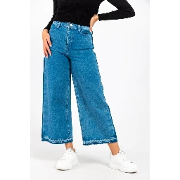 Blue Cotton Jeans Denim