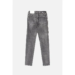 Gray Cotton Jeans Denim