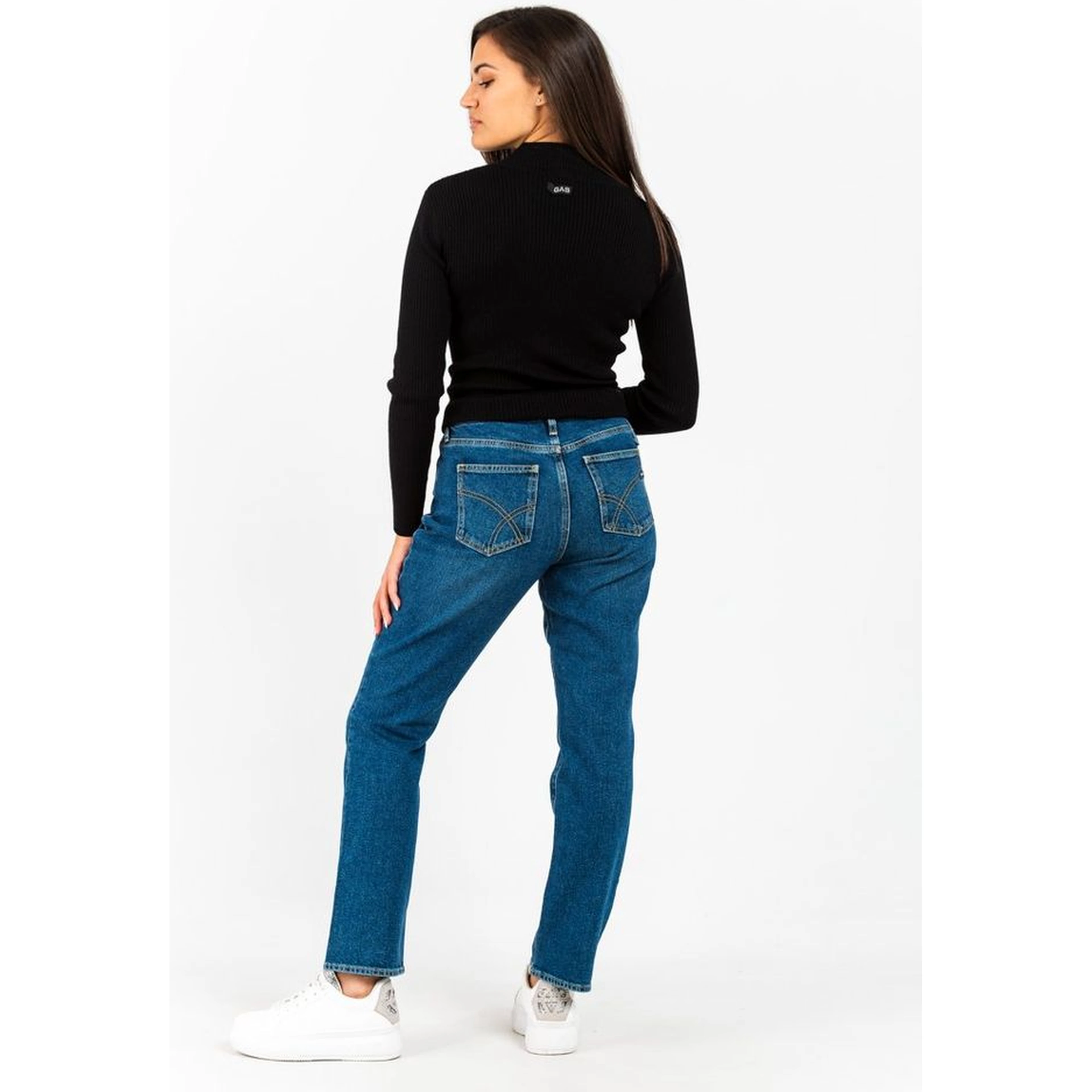 Blue Cotton Slim Fit Jeans