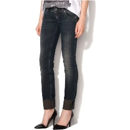 Multicolor Cotton Skinny Jeans