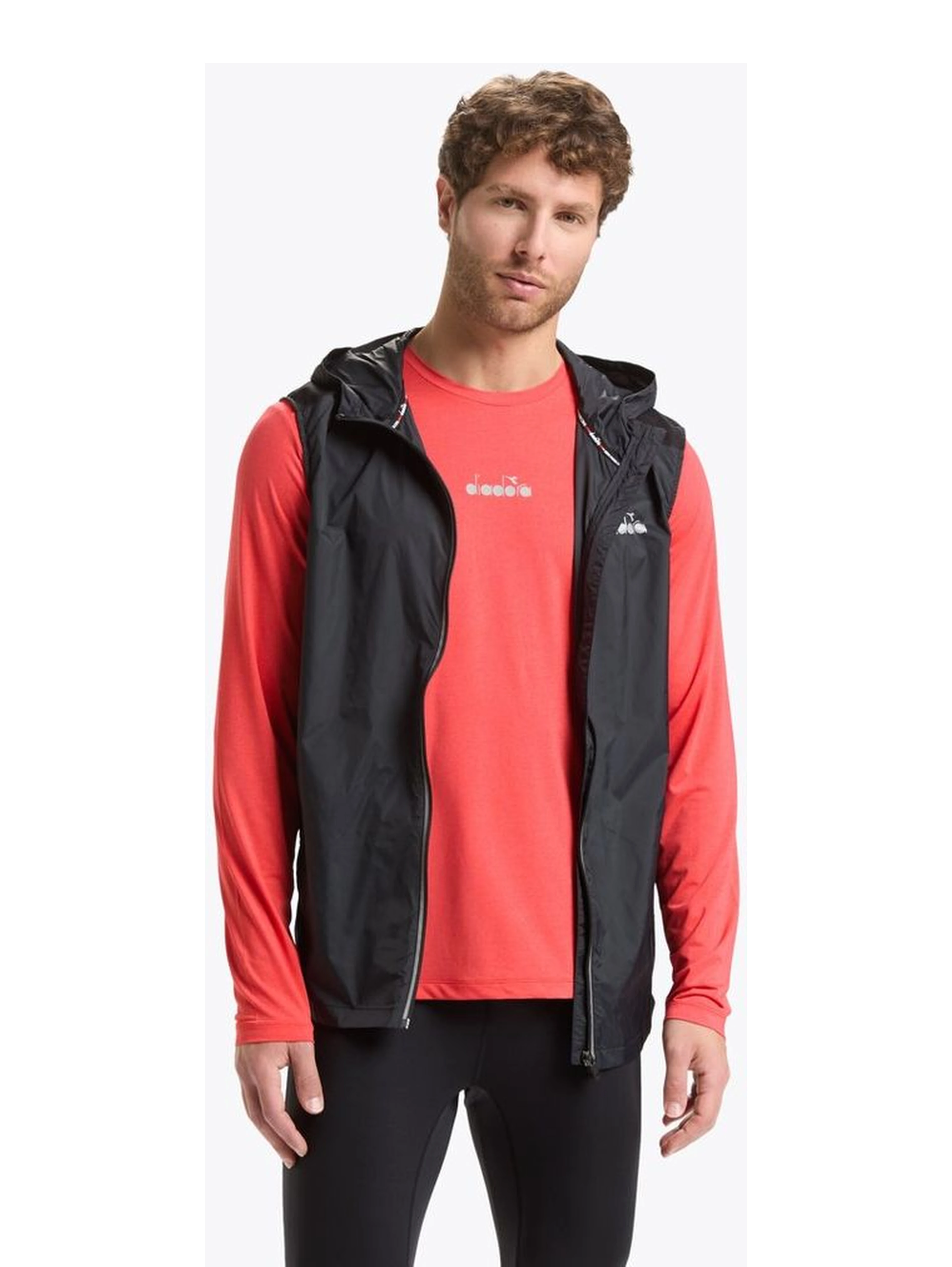 Bicolor Polyamide Waistcoat