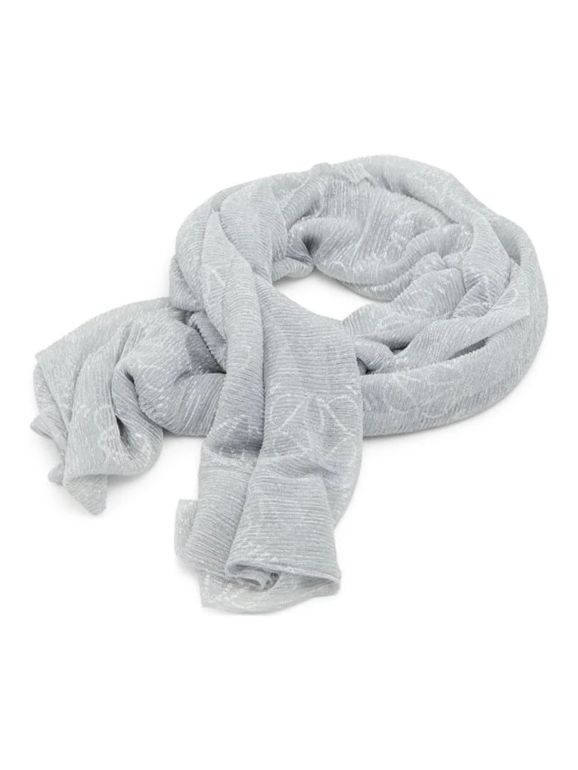 Silver Polyacrylic Scarf