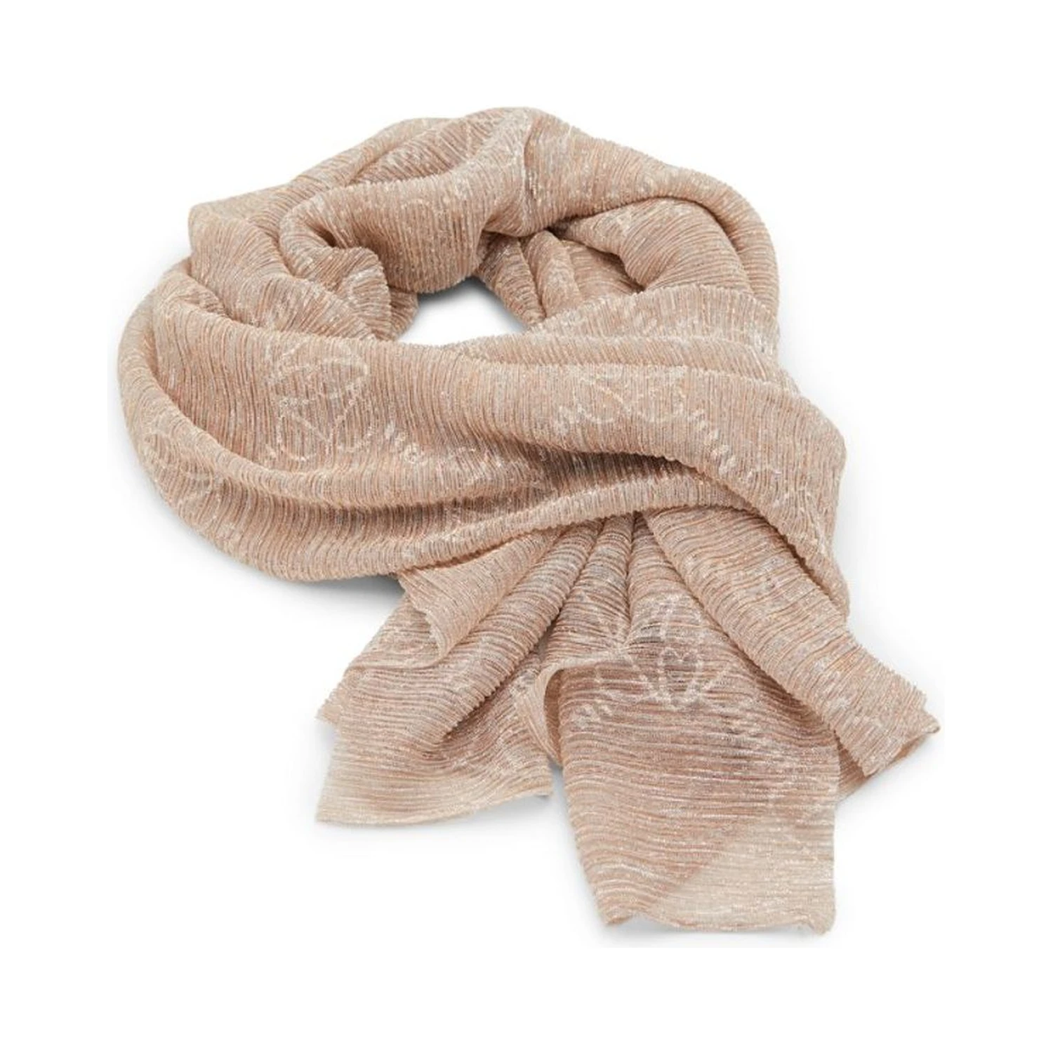 Rose Gold Polyacrylic Scarf