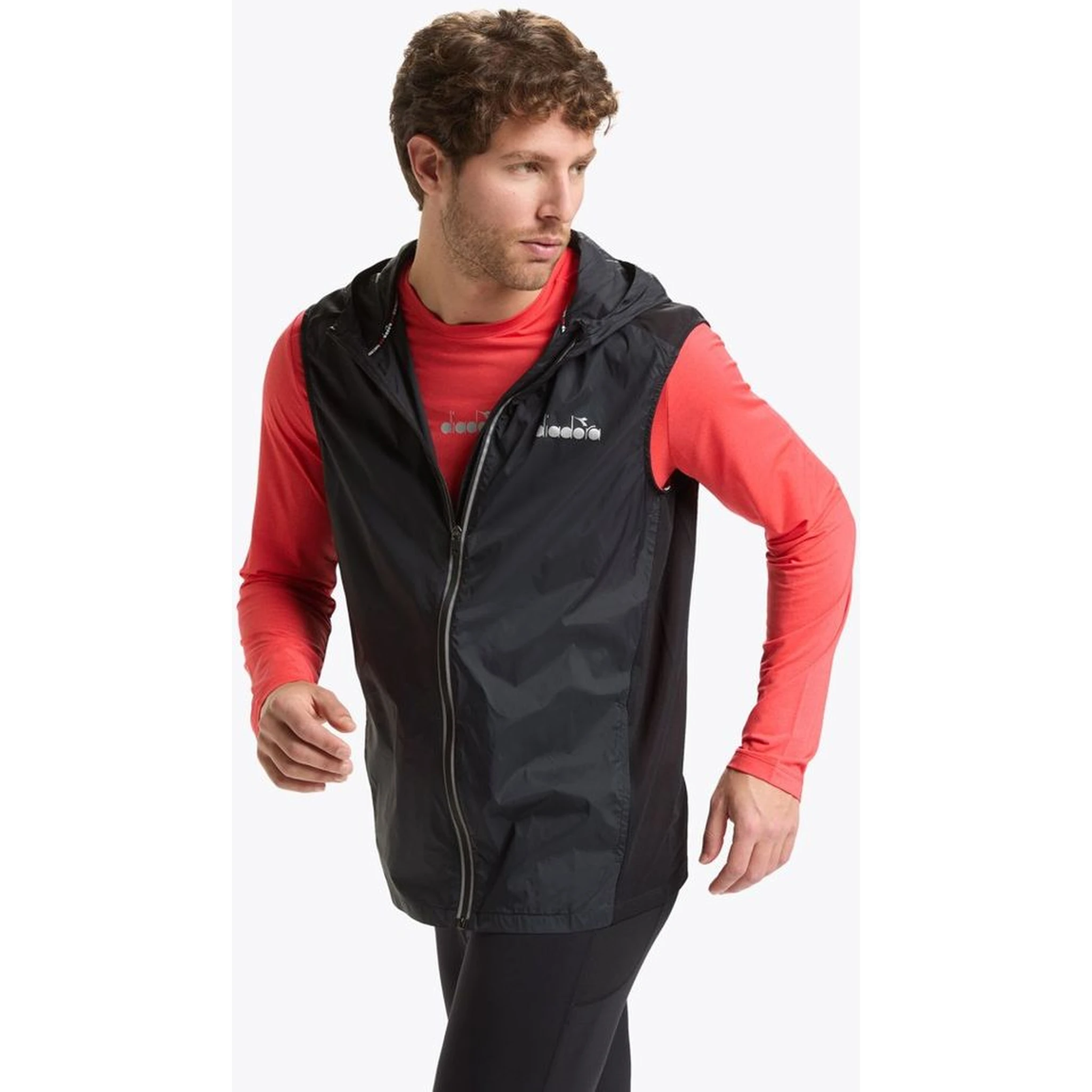 Bicolor Polyamide Waistcoat