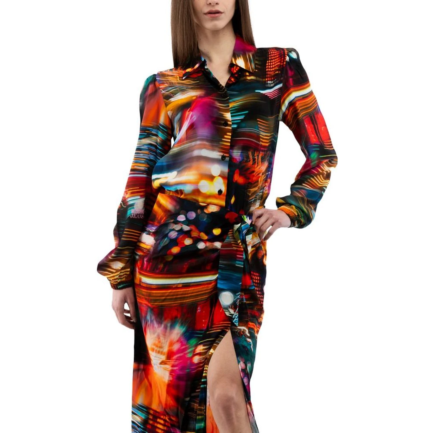 Multicolor Viscose Casual Dress