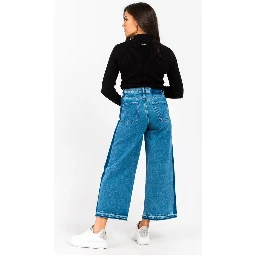 Blue Cotton Jeans Denim