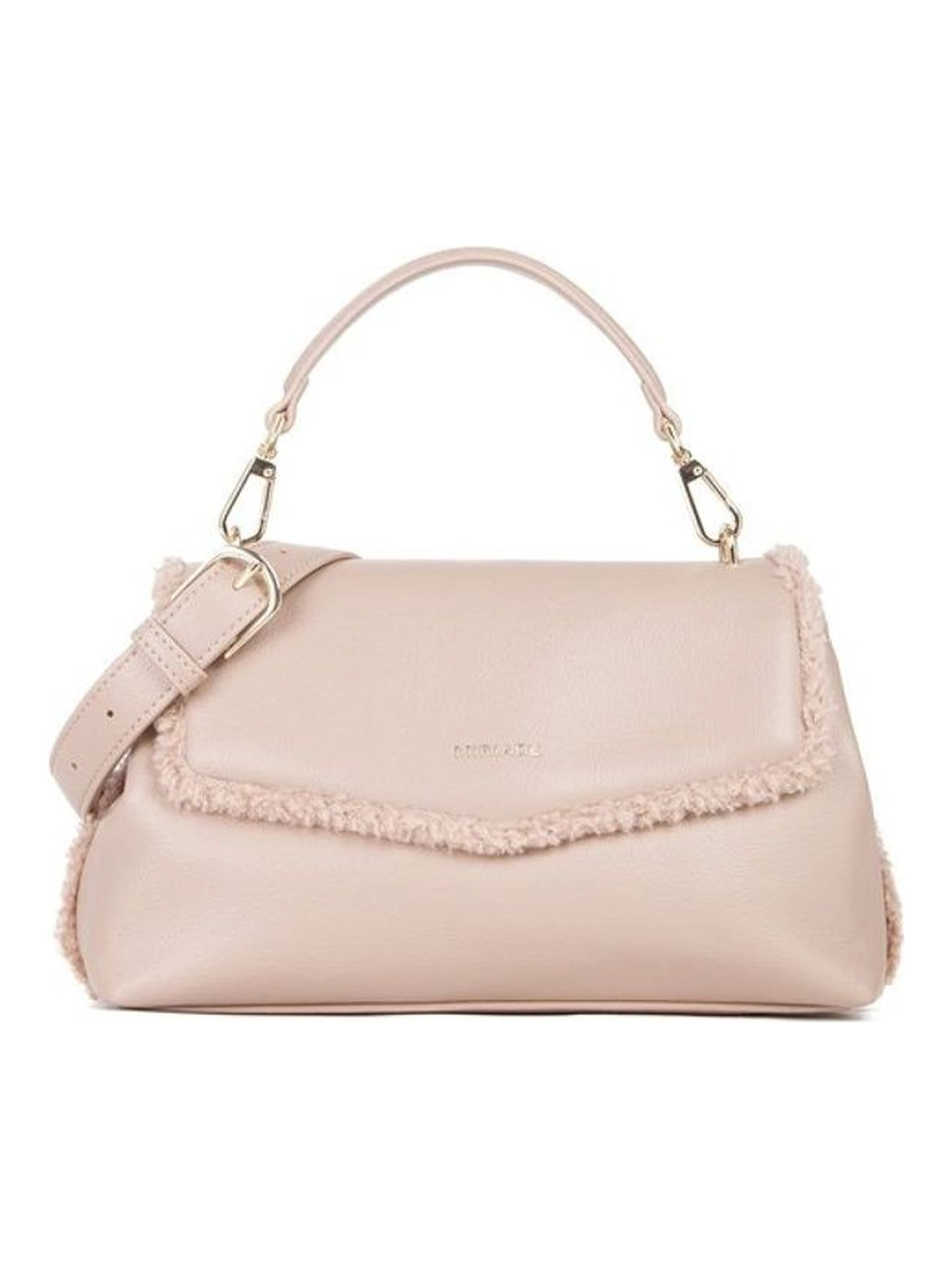 Beige Polyester Shoulder Bag
