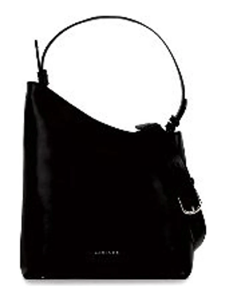 Black Polyethylene Shoulder Bag