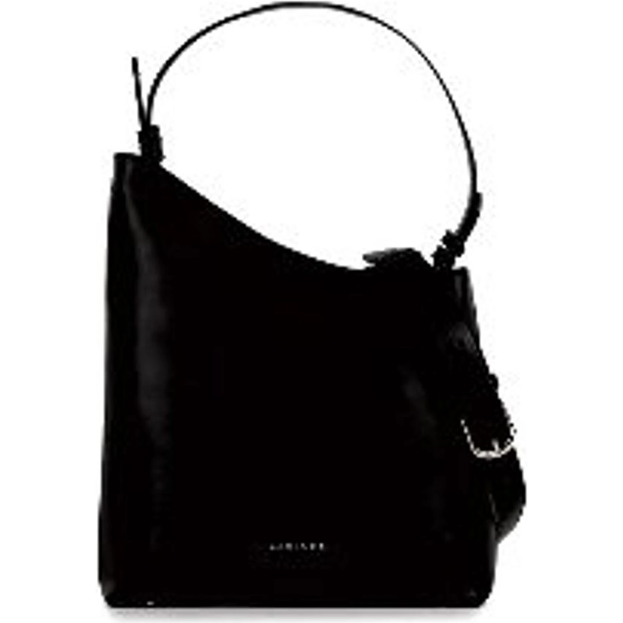 Black Polyethylene Shoulder Bag