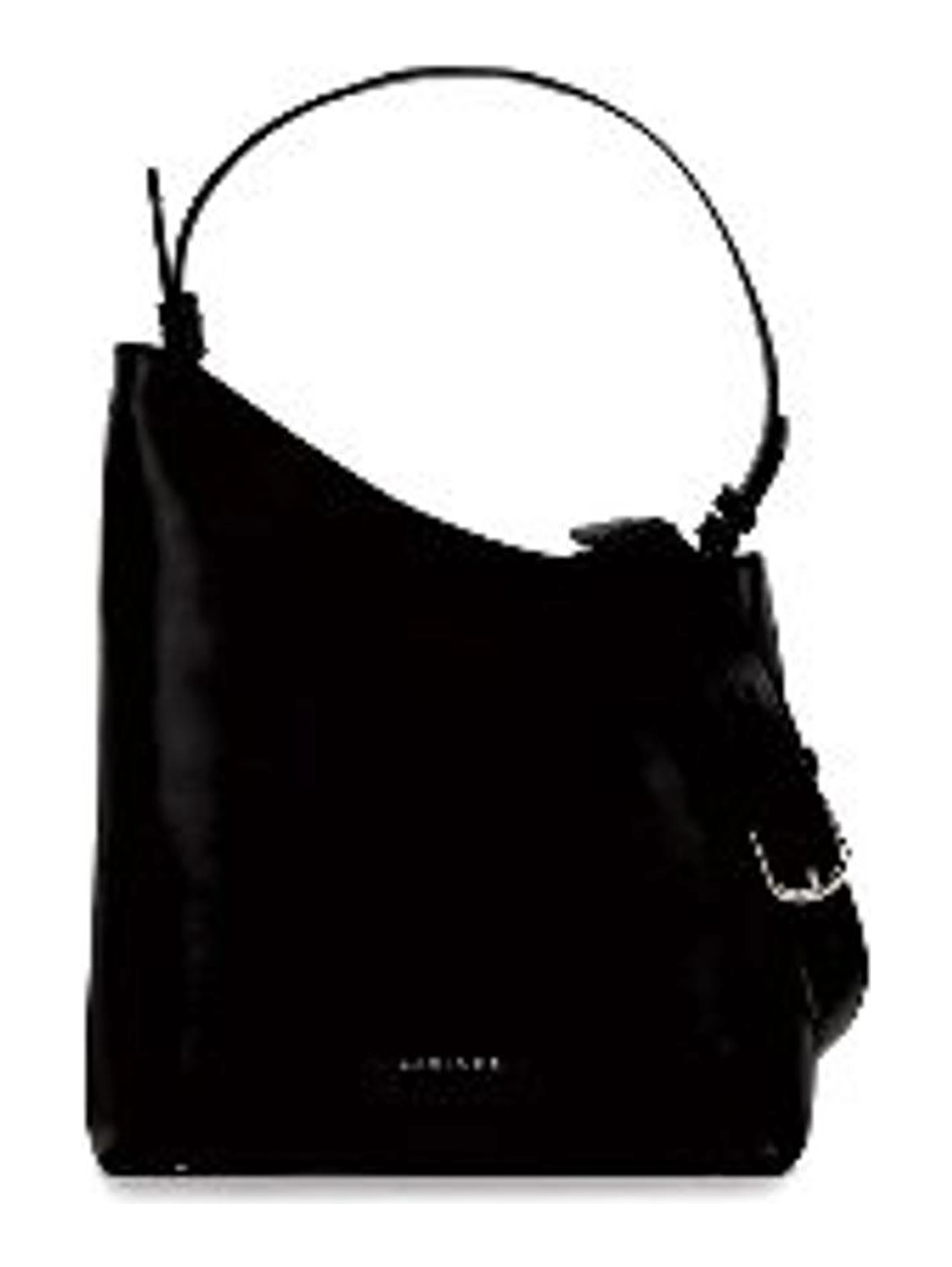 Black Polyethylene Shoulder Bag