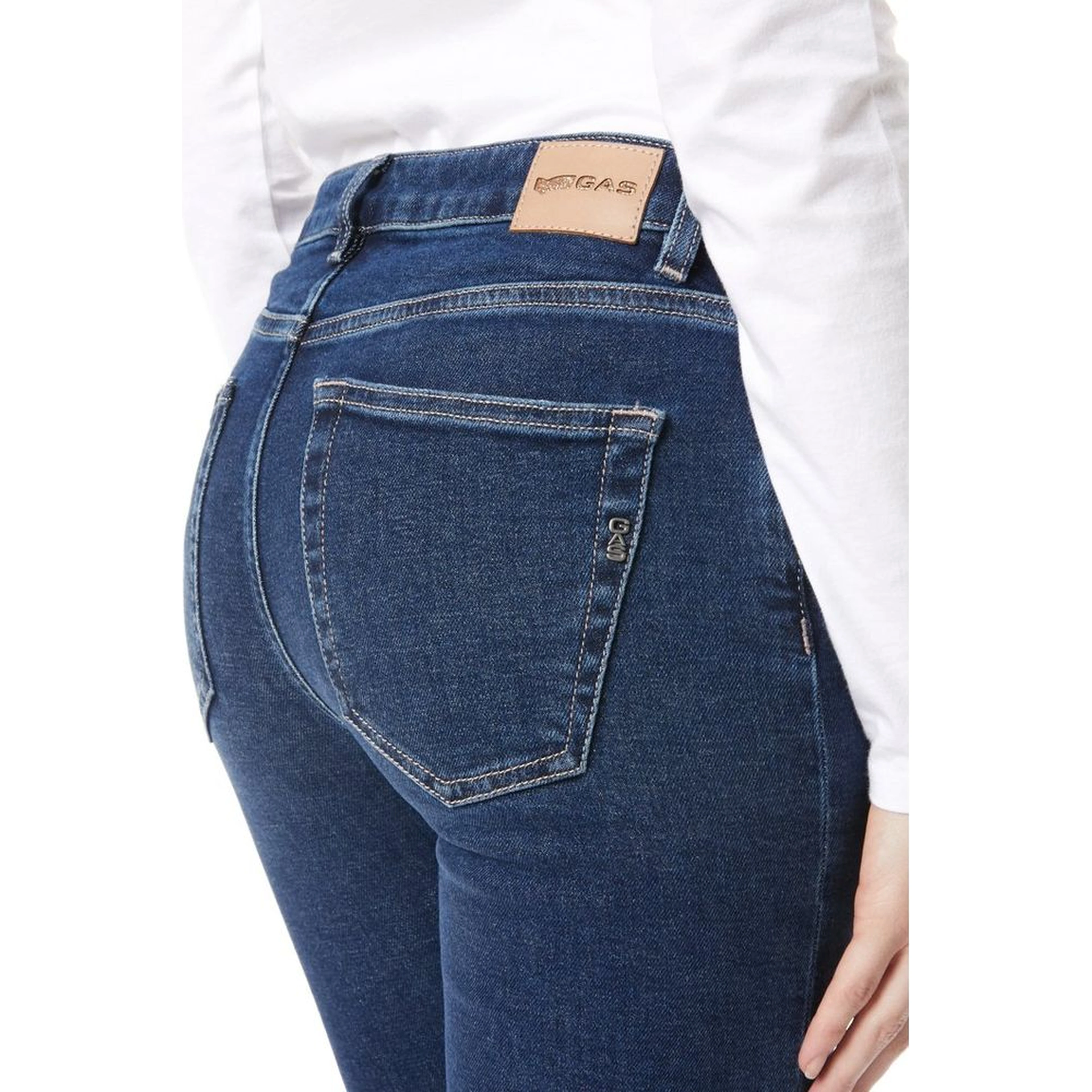 Blue Cotton Slim Fit Jeans