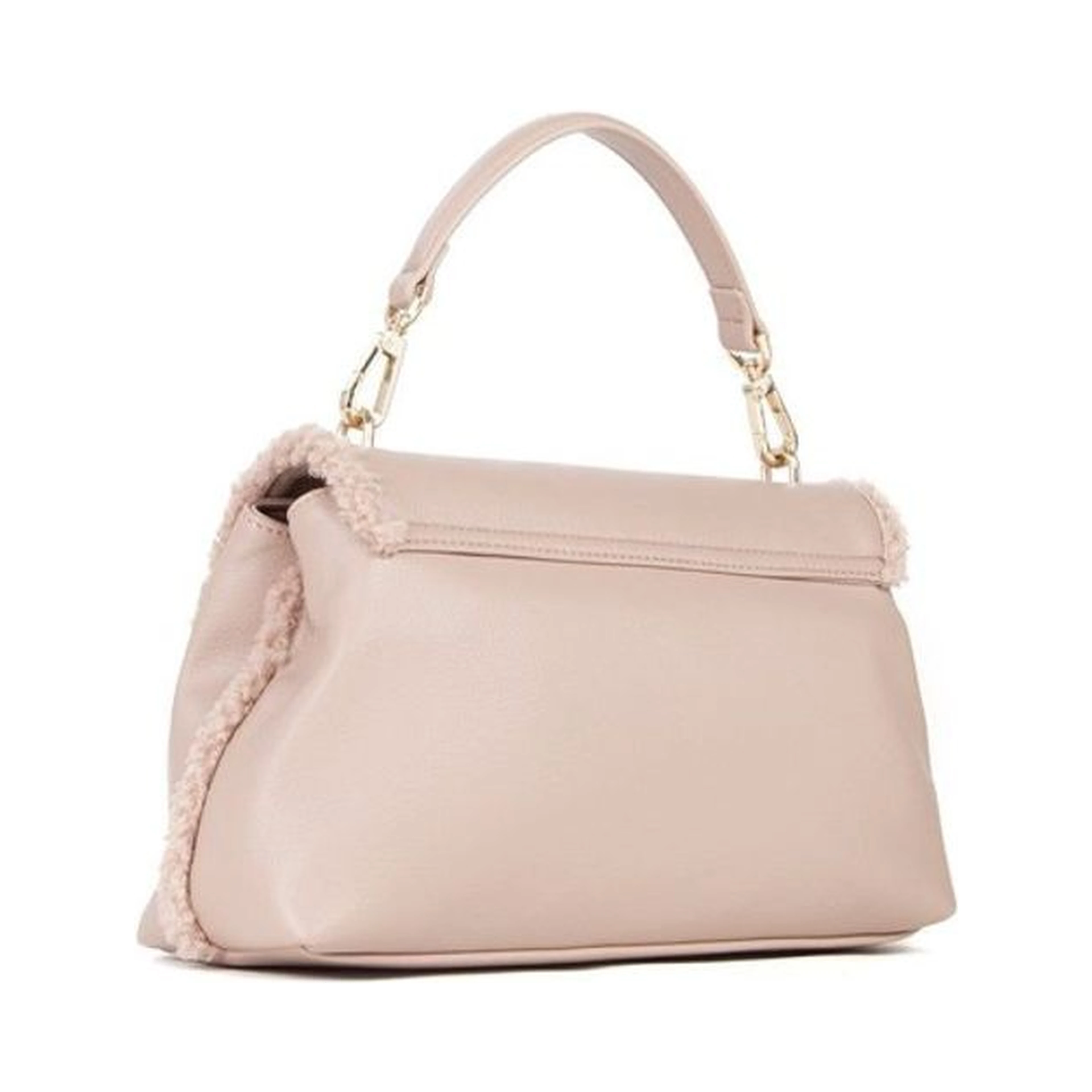 Beige Polyester Shoulder Bag