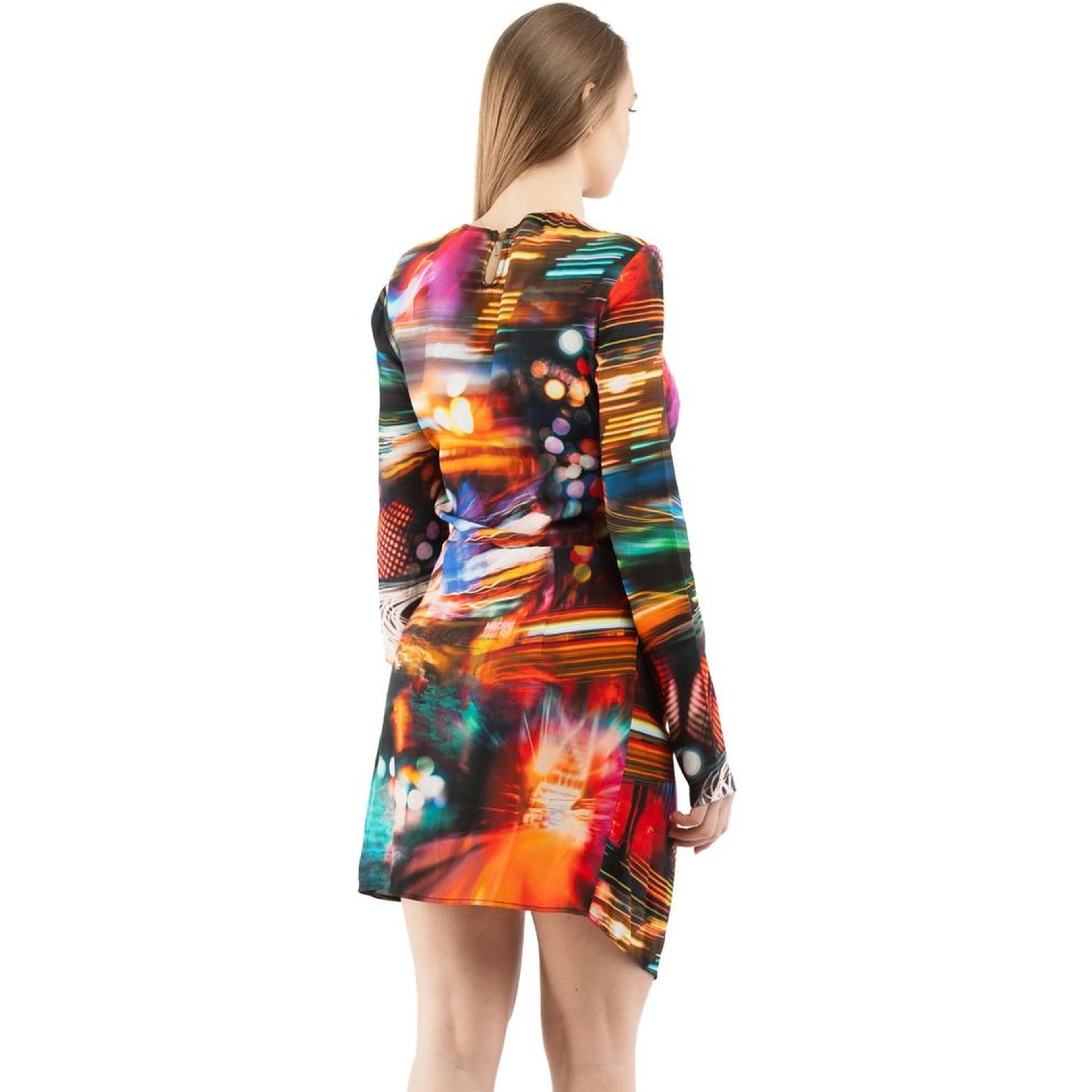Multicolor Viscose Casual Dress