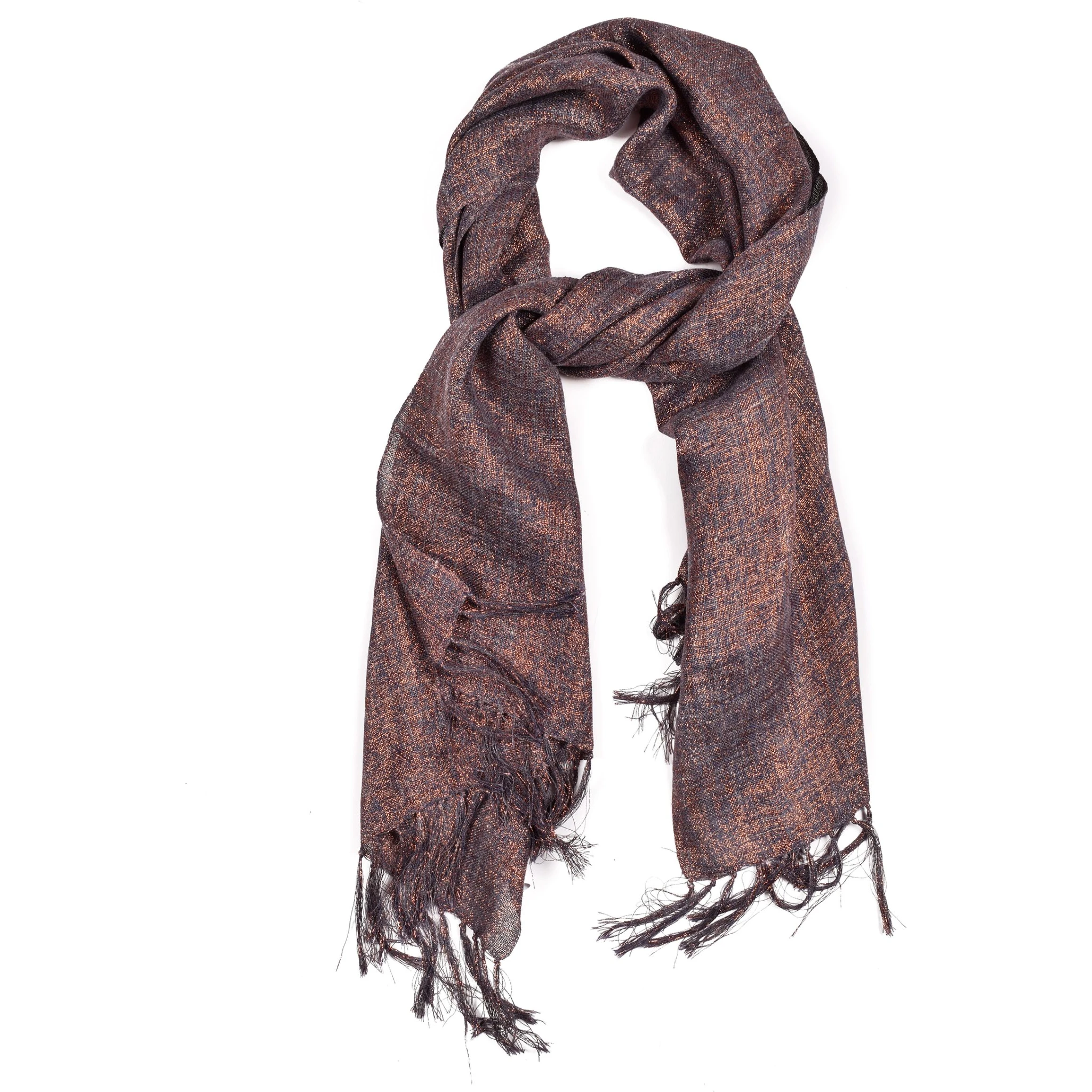 Silver Linen Scarf