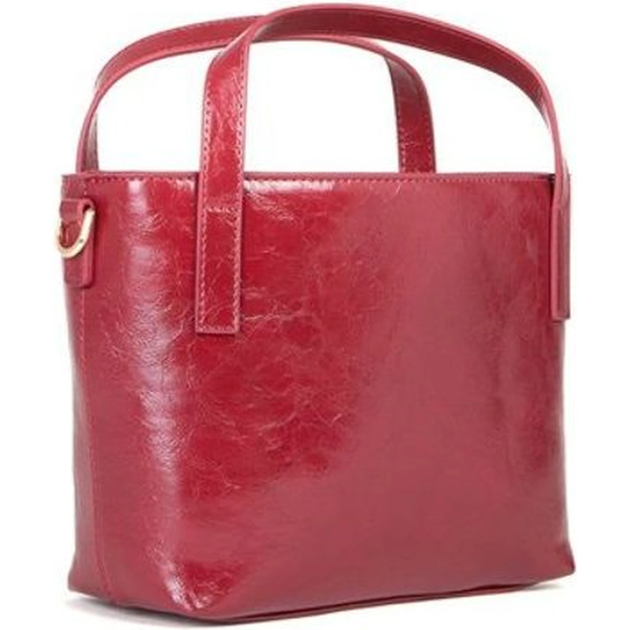Red Polyethylene Handbag