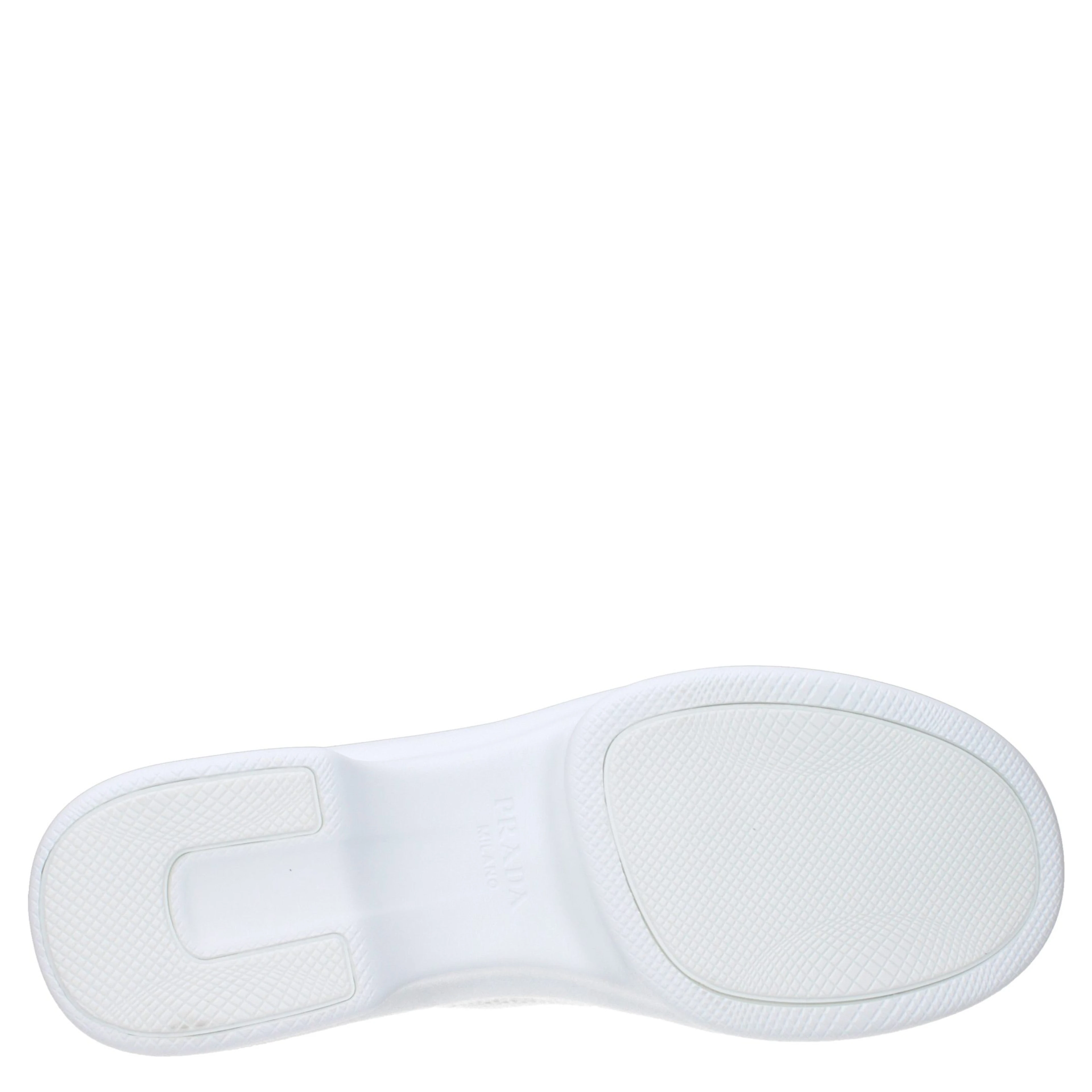 White Fabric Athletic Sneakers