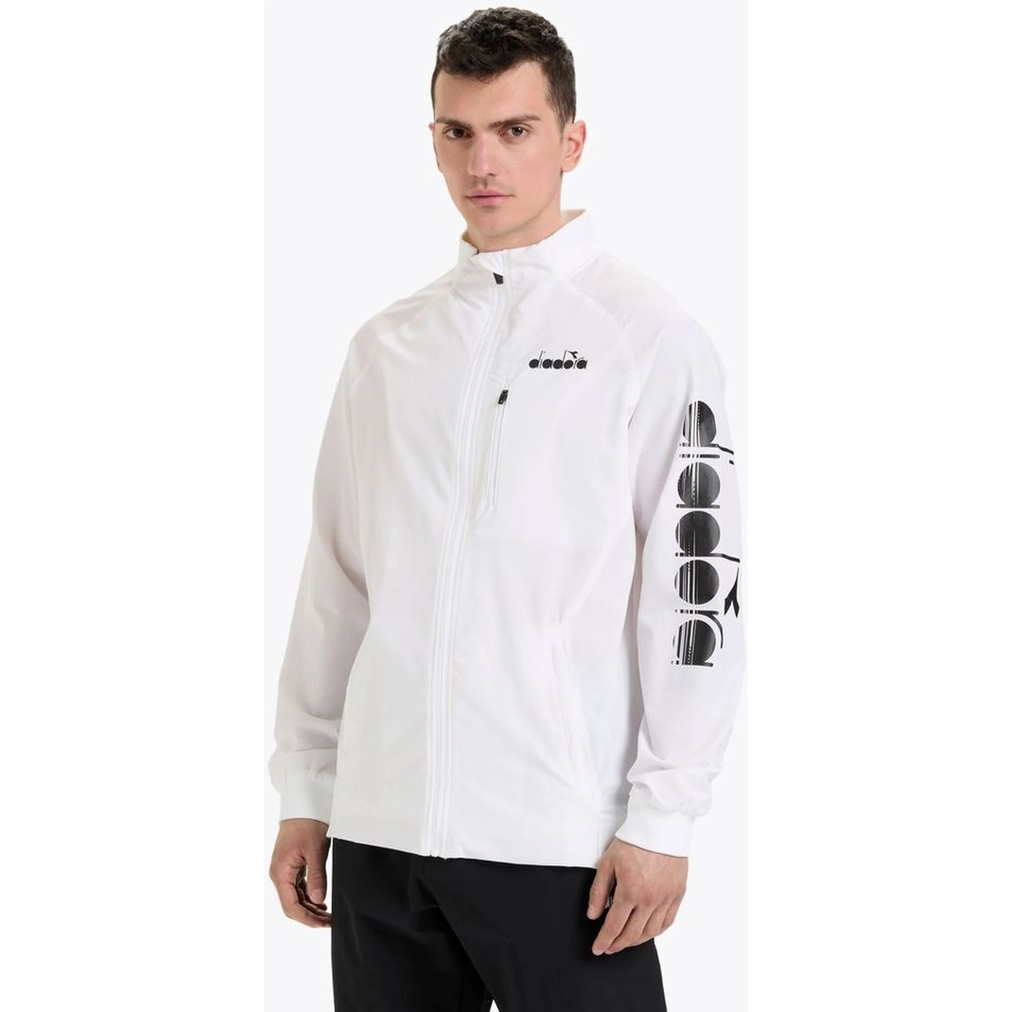 White Polyamide Shell Jacket