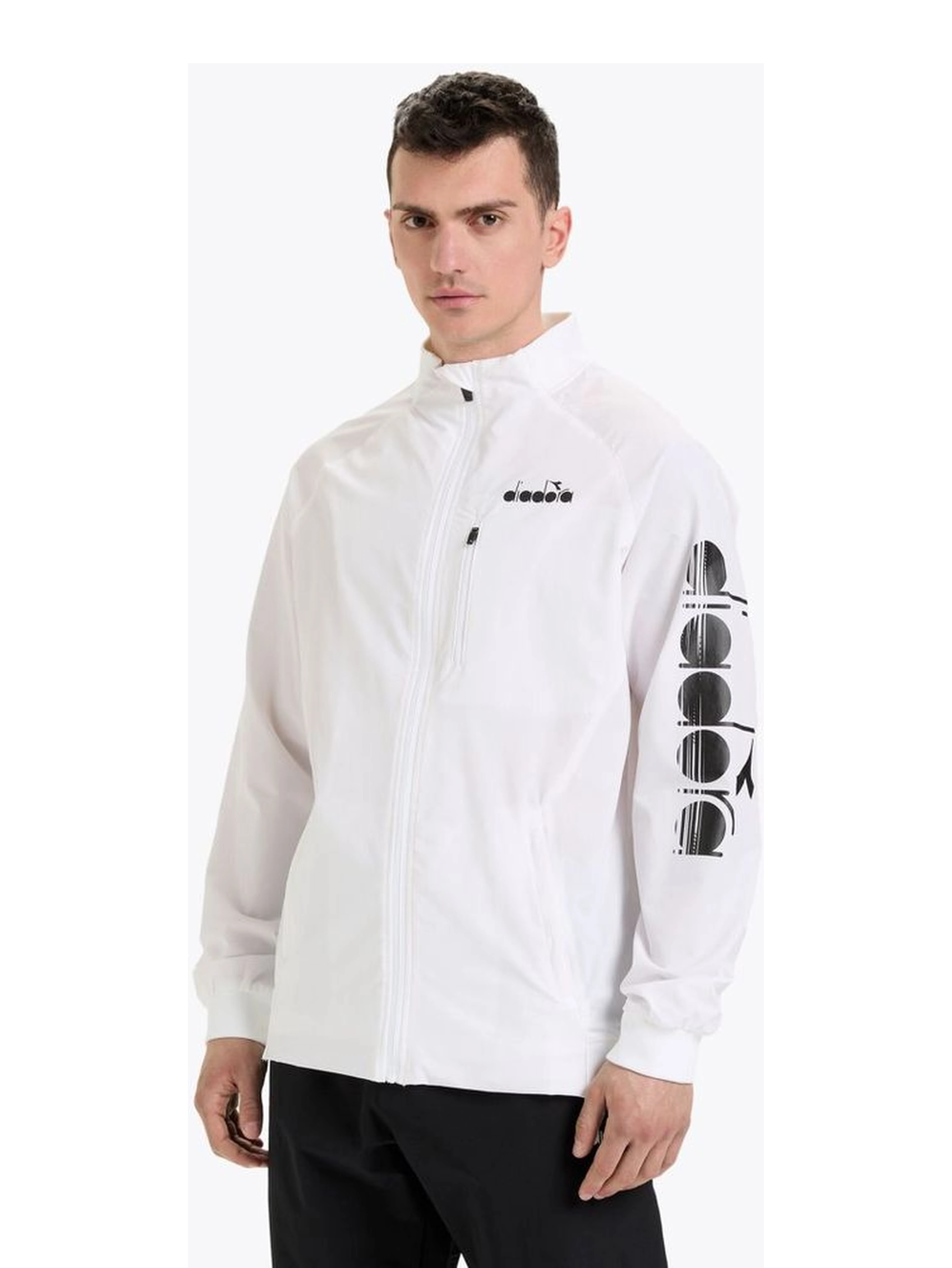White Polyamide Shell Jacket