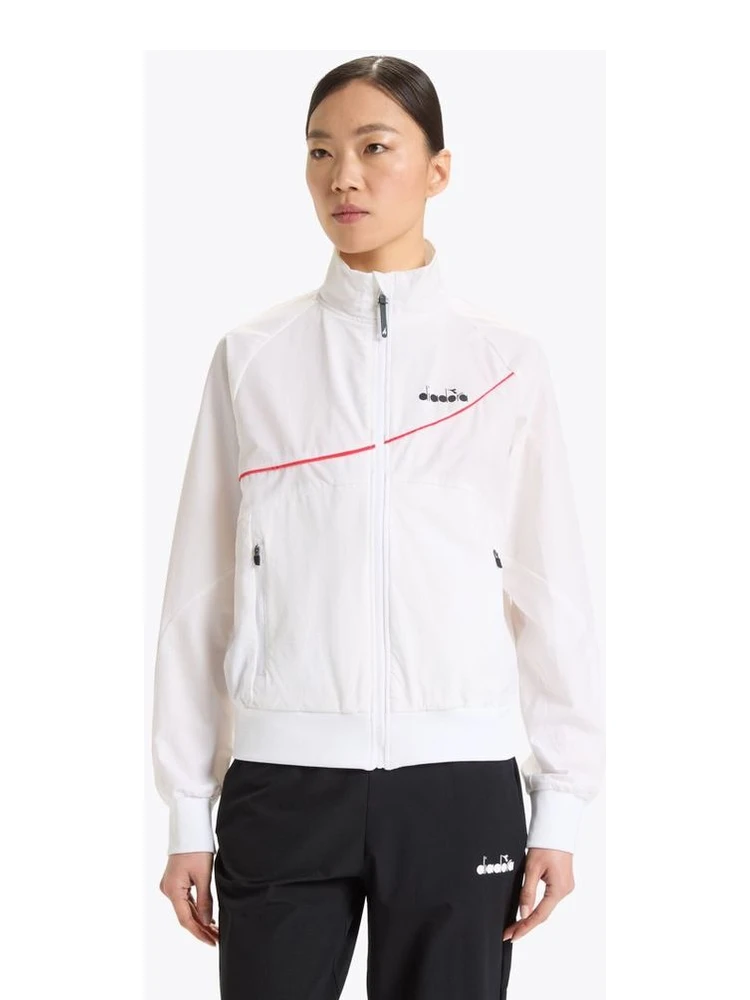 White Polyamide Shell Jacket