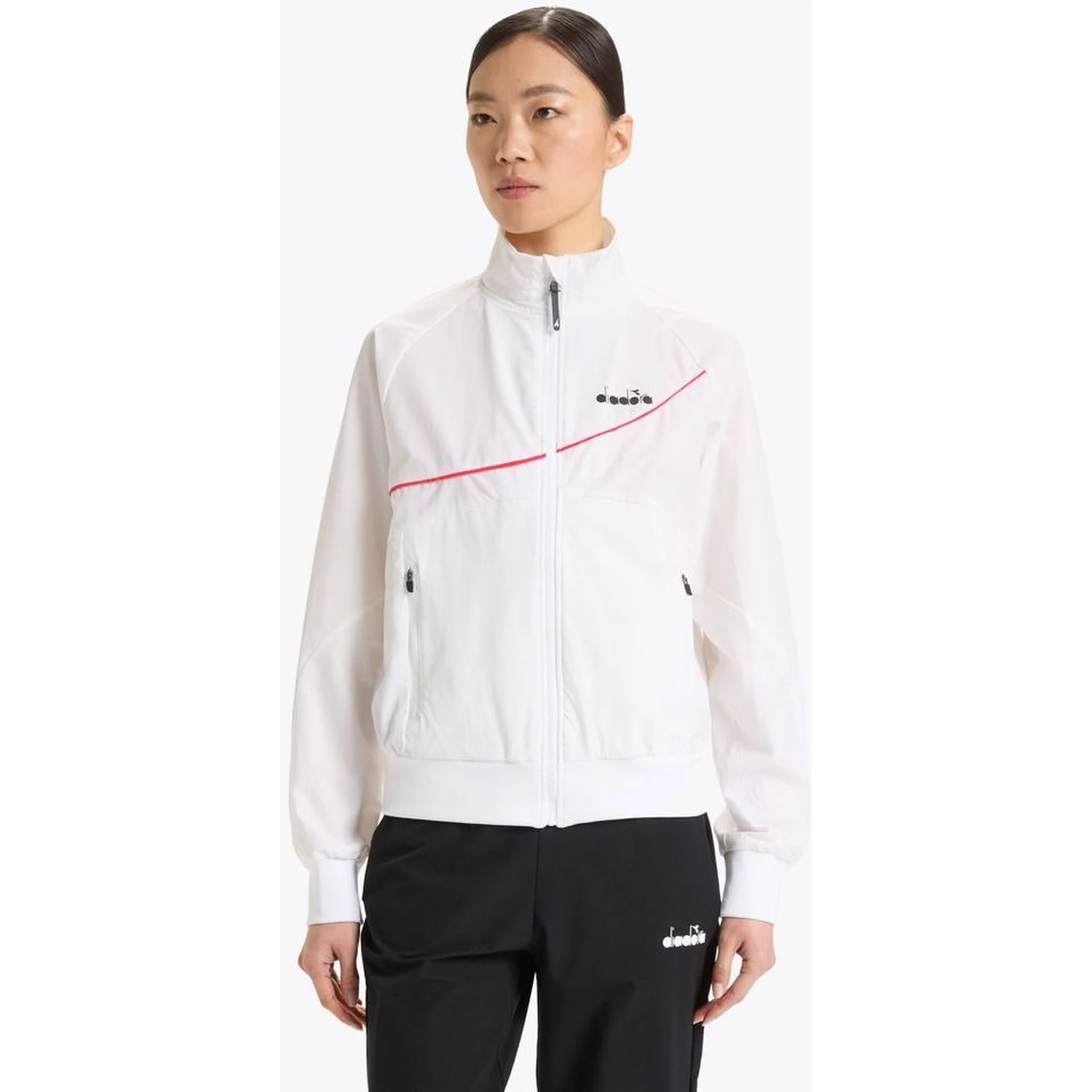 White Polyamide Shell Jacket