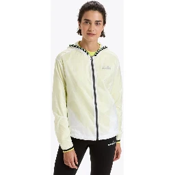 White Polyamide Shell Jacket