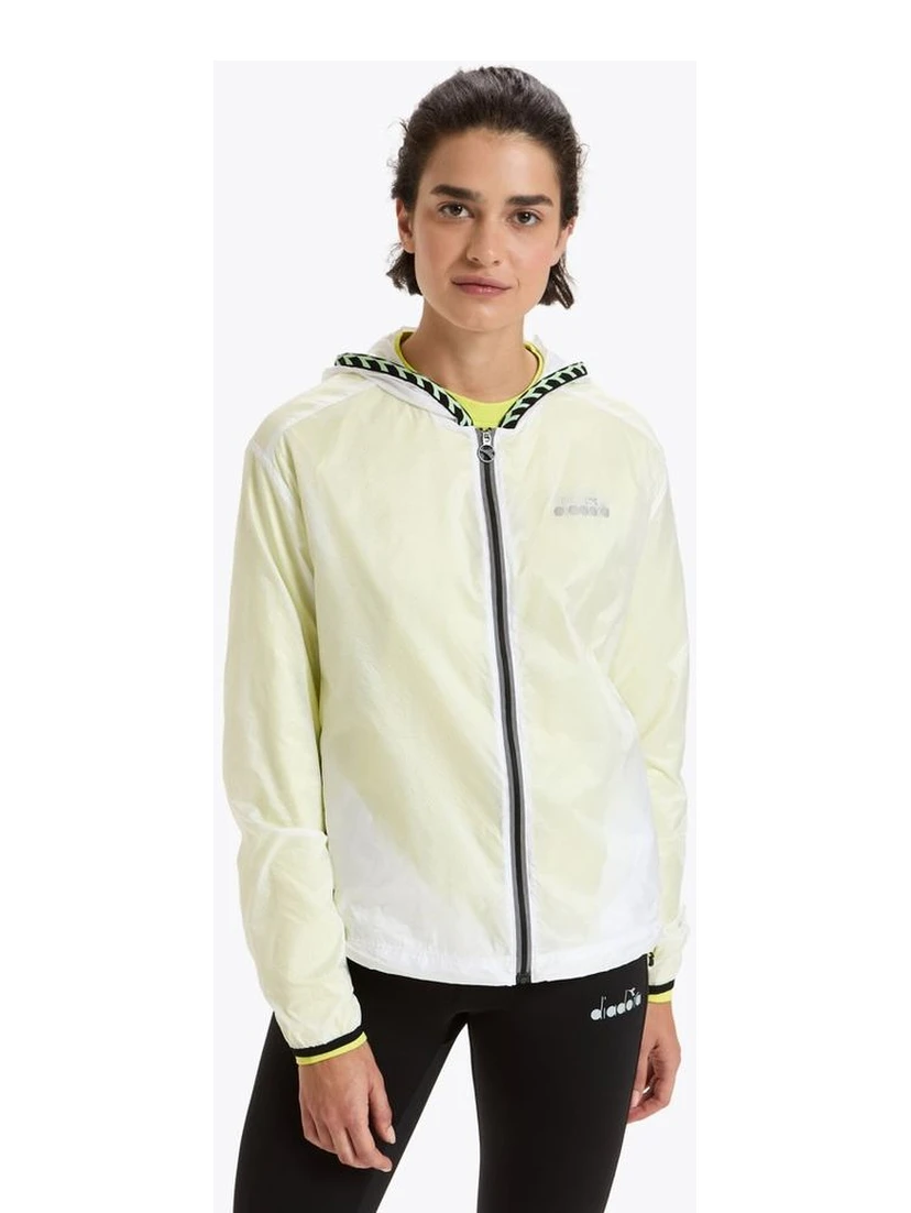 White Polyamide Shell Jacket