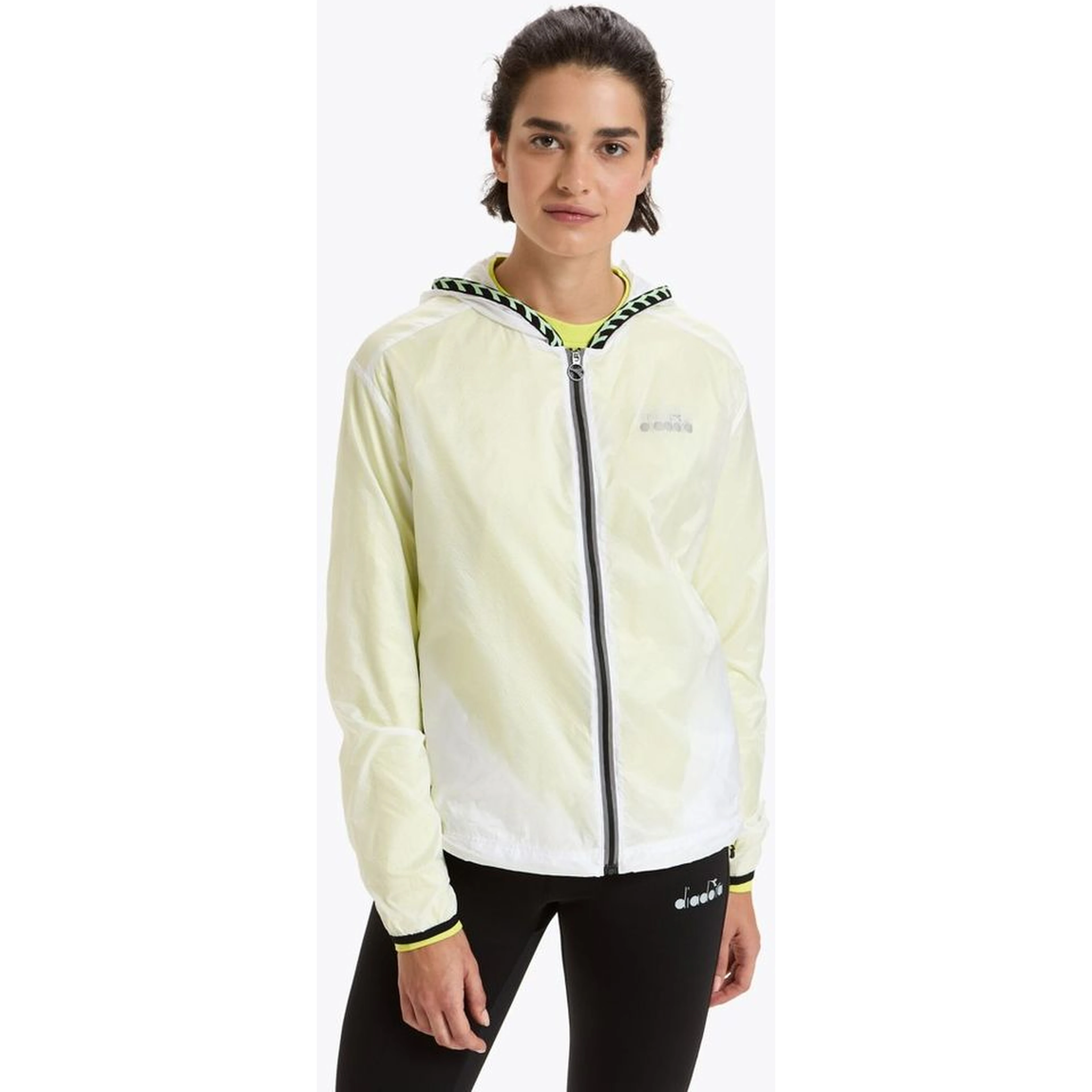 White Polyamide Shell Jacket