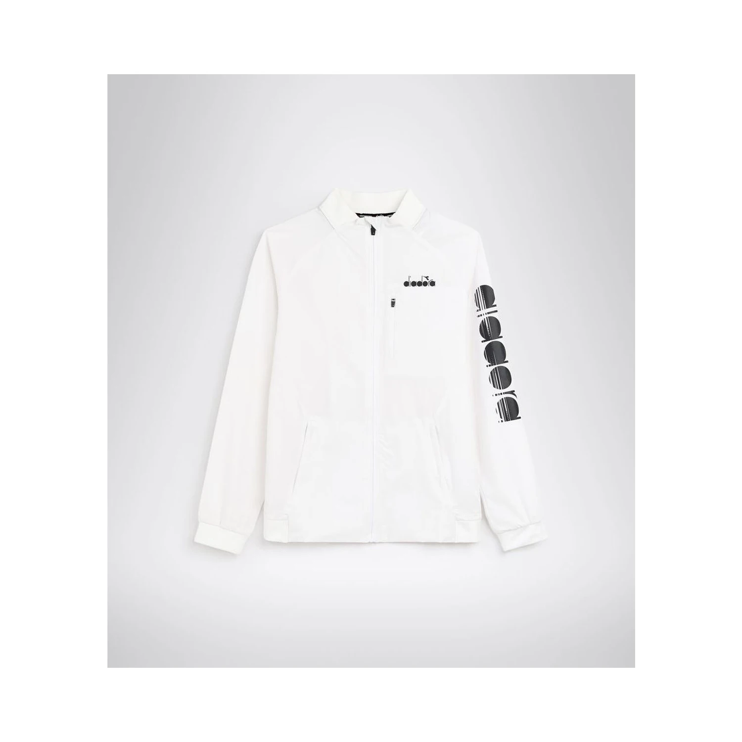 White Polyamide Shell Jacket