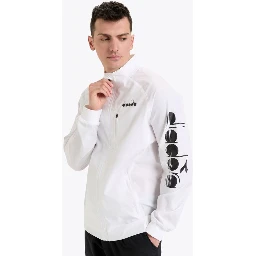 White Polyamide Shell Jacket