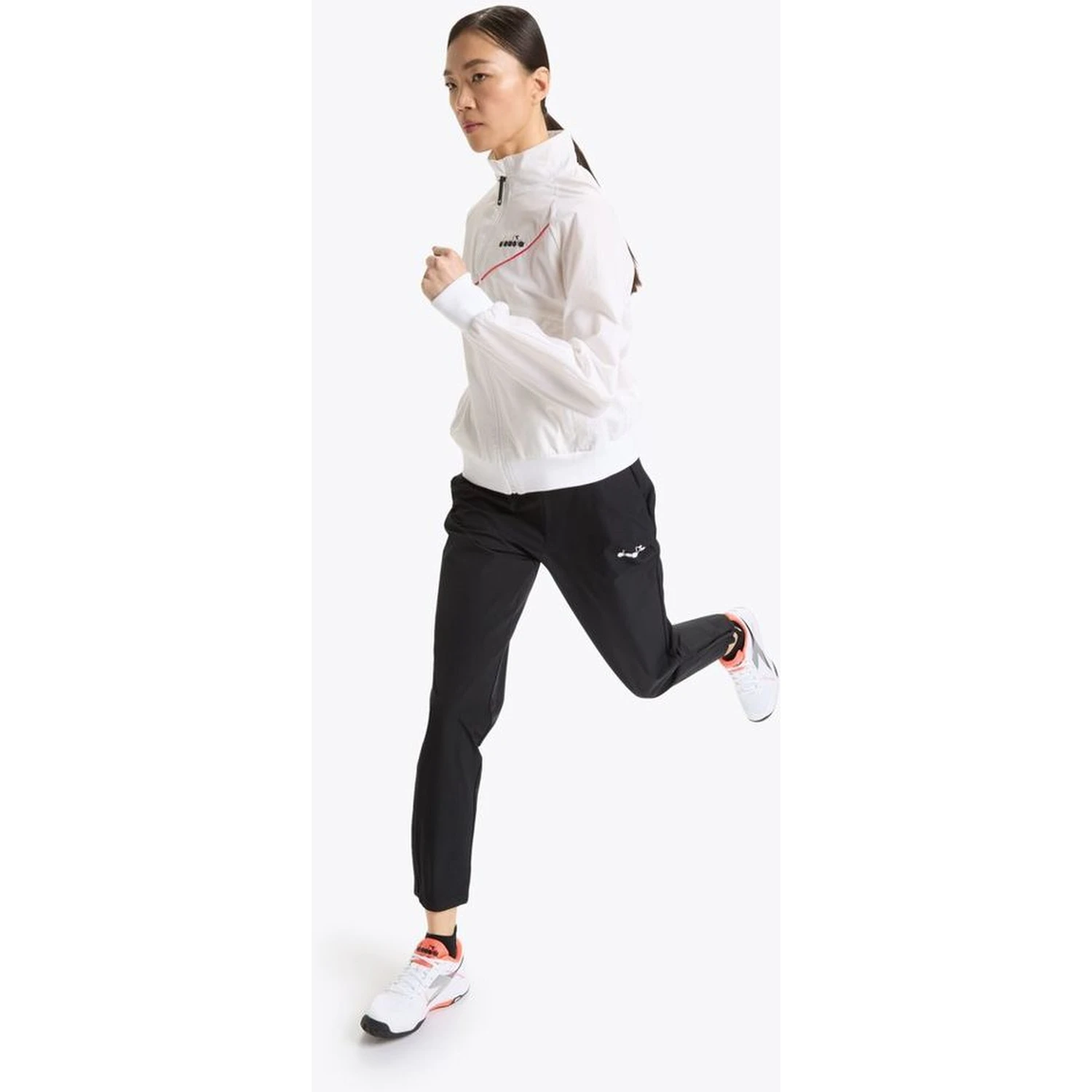 White Polyamide Shell Jacket