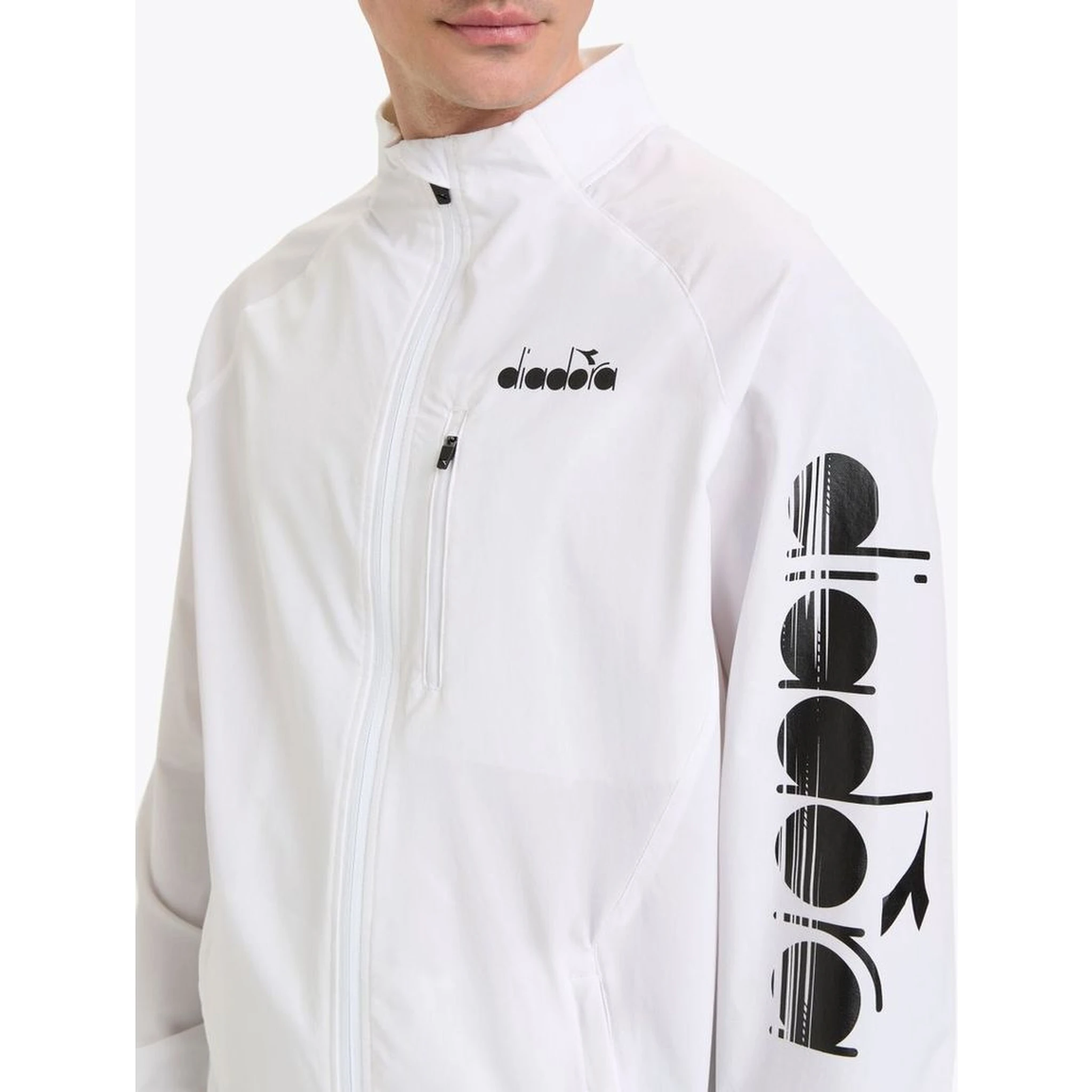 White Polyamide Shell Jacket