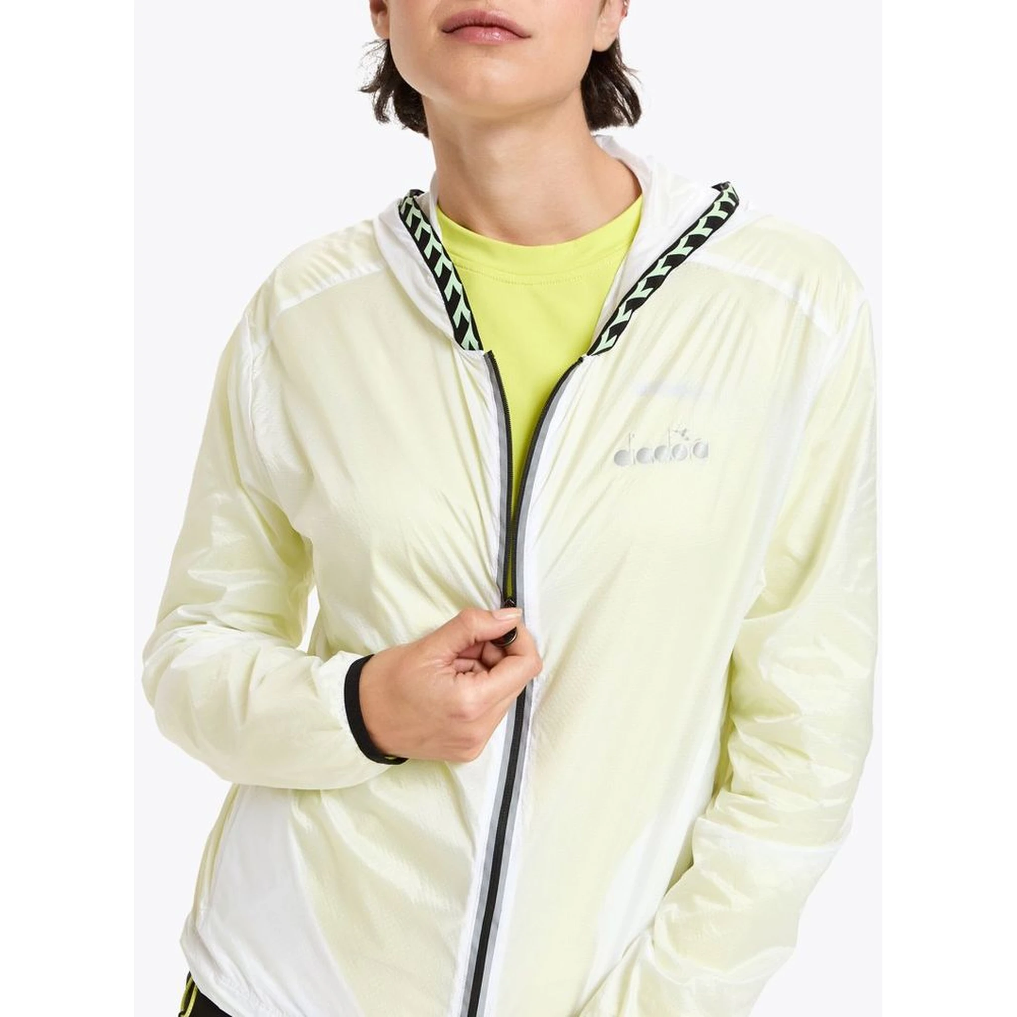 White Polyamide Shell Jacket